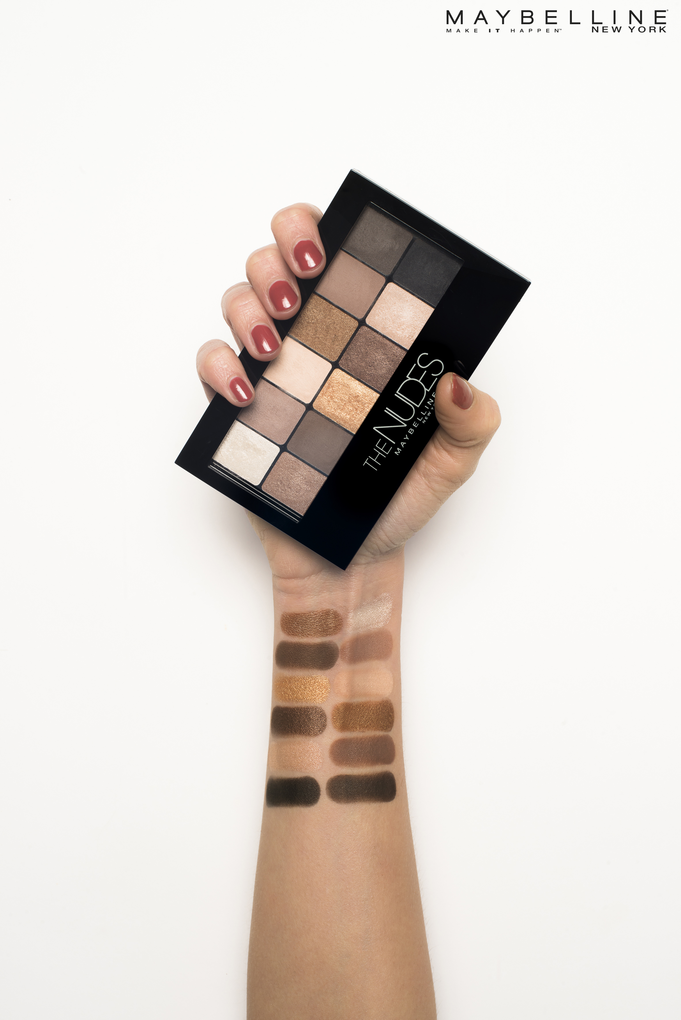 Voir la diapositive 4 : GEMEY MAYBELLINE The Nudes palette fards à paupières nude 12 fards 1 palette