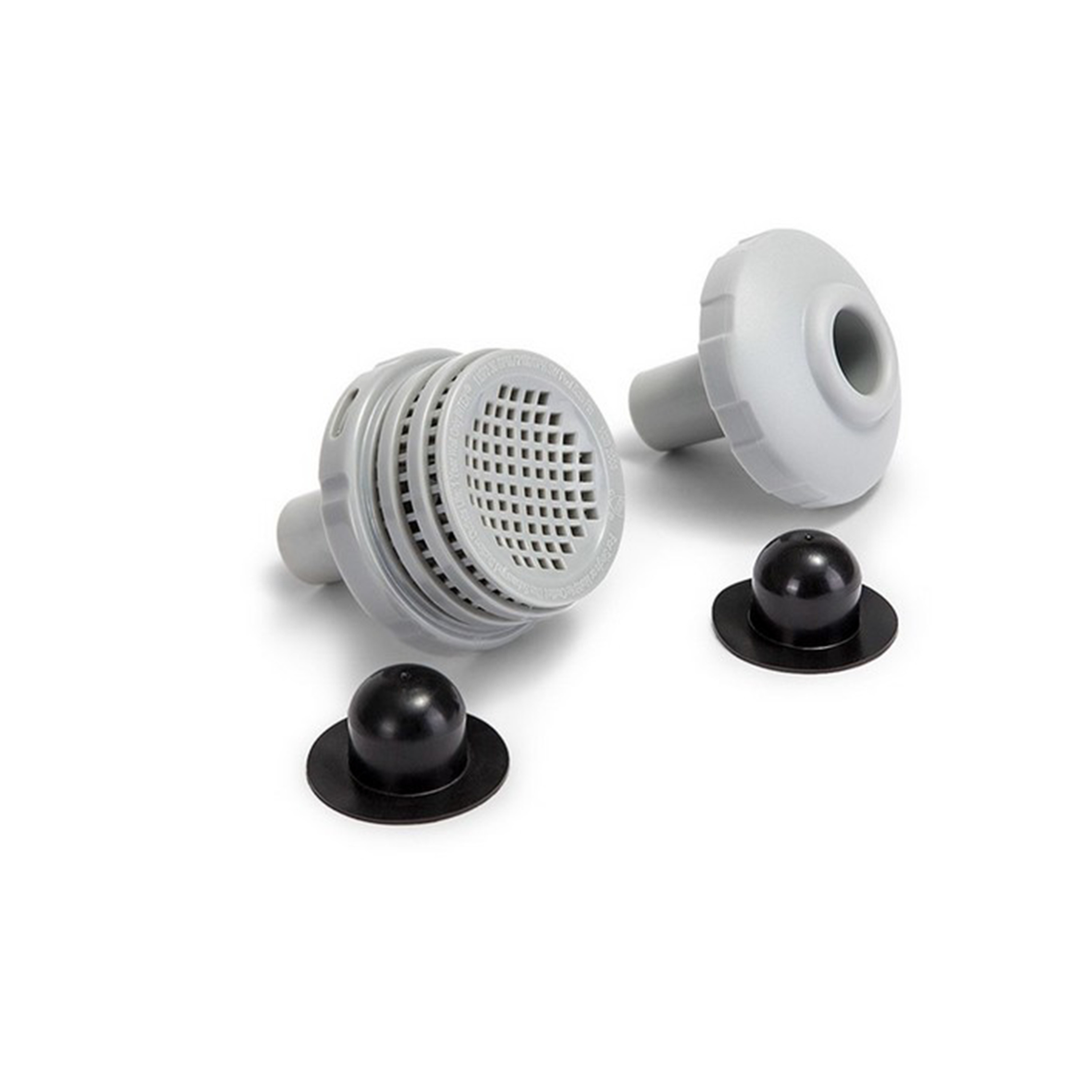 INTEX Lot de 2 petites crépines avec bouchons pour piscine Intex