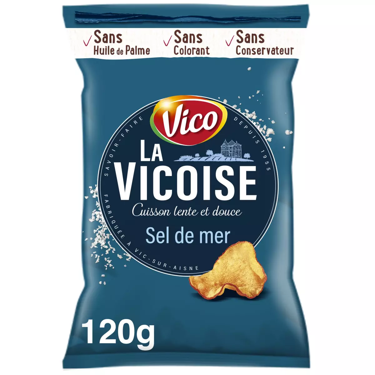 VICO Chips la Vicoise au sel de mer 120g