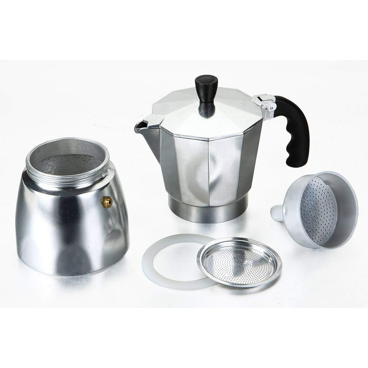 ROSSETTO Cafetière italienne 6 Tasses - Aluminium