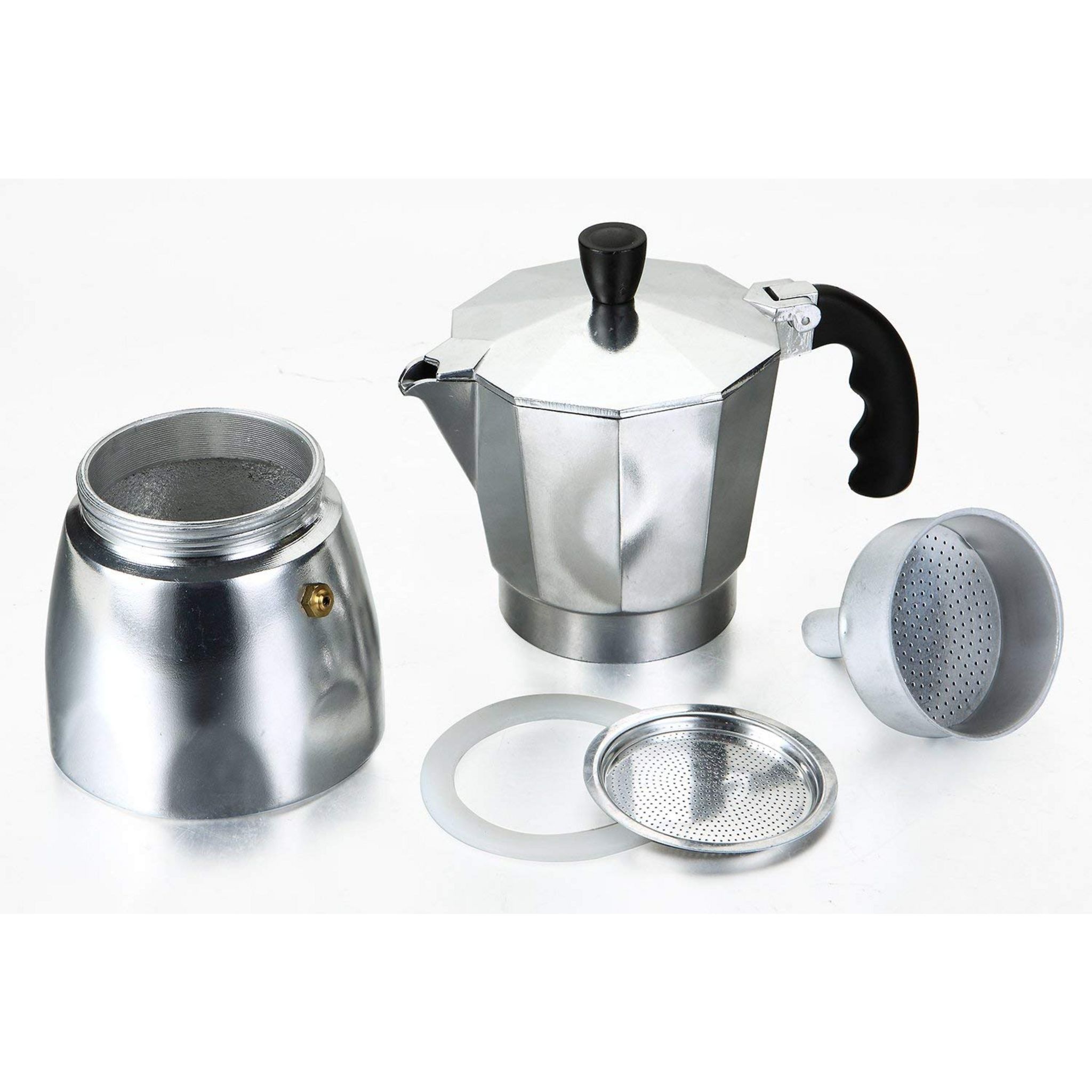 Voir la diapositive 5 : ROSSETTO Cafetière italienne 6 Tasses - Aluminium