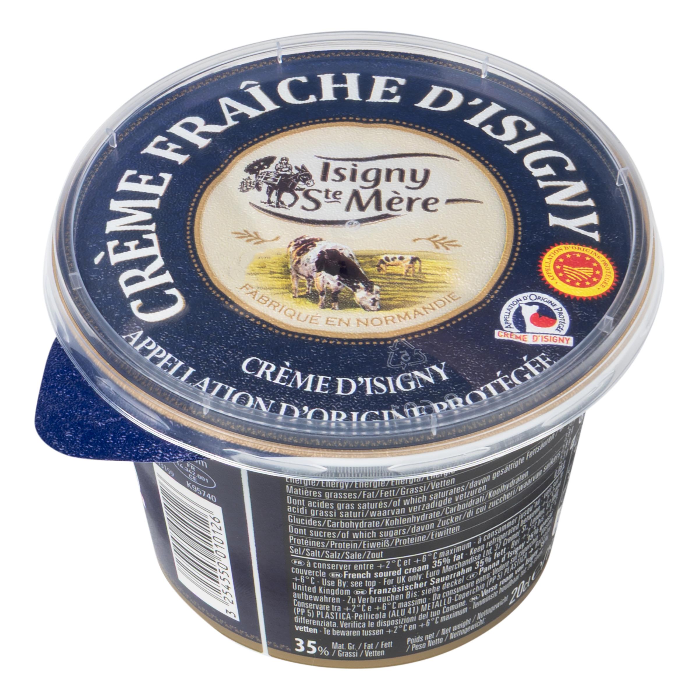ISIGNY STE MERE Crème fraîche d'Isigny AOP 20cl