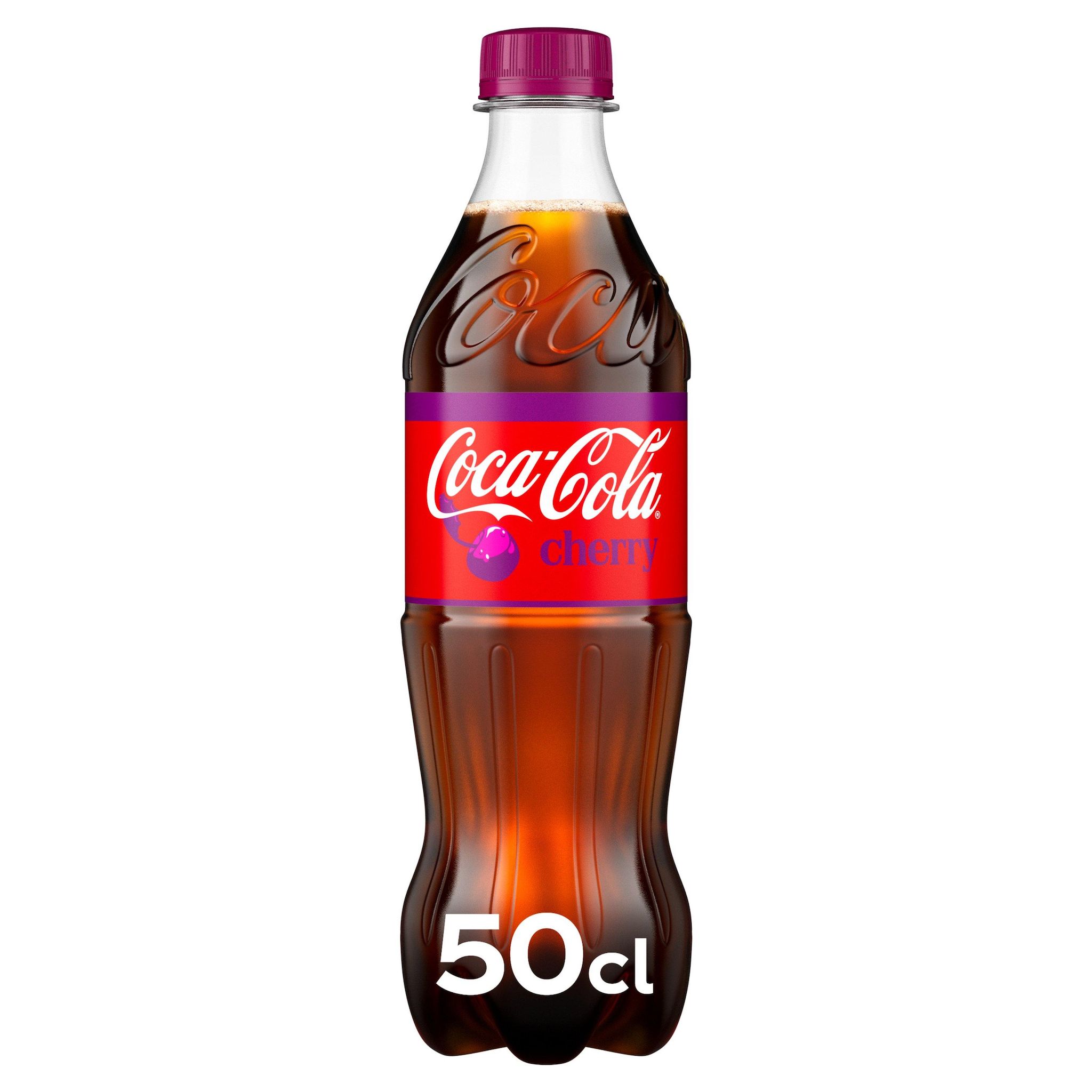 Voir la diapositive 2 : COCA-COLA Boisson gazeuse aux extraits végétaux arôme cerise bouteille 50cl