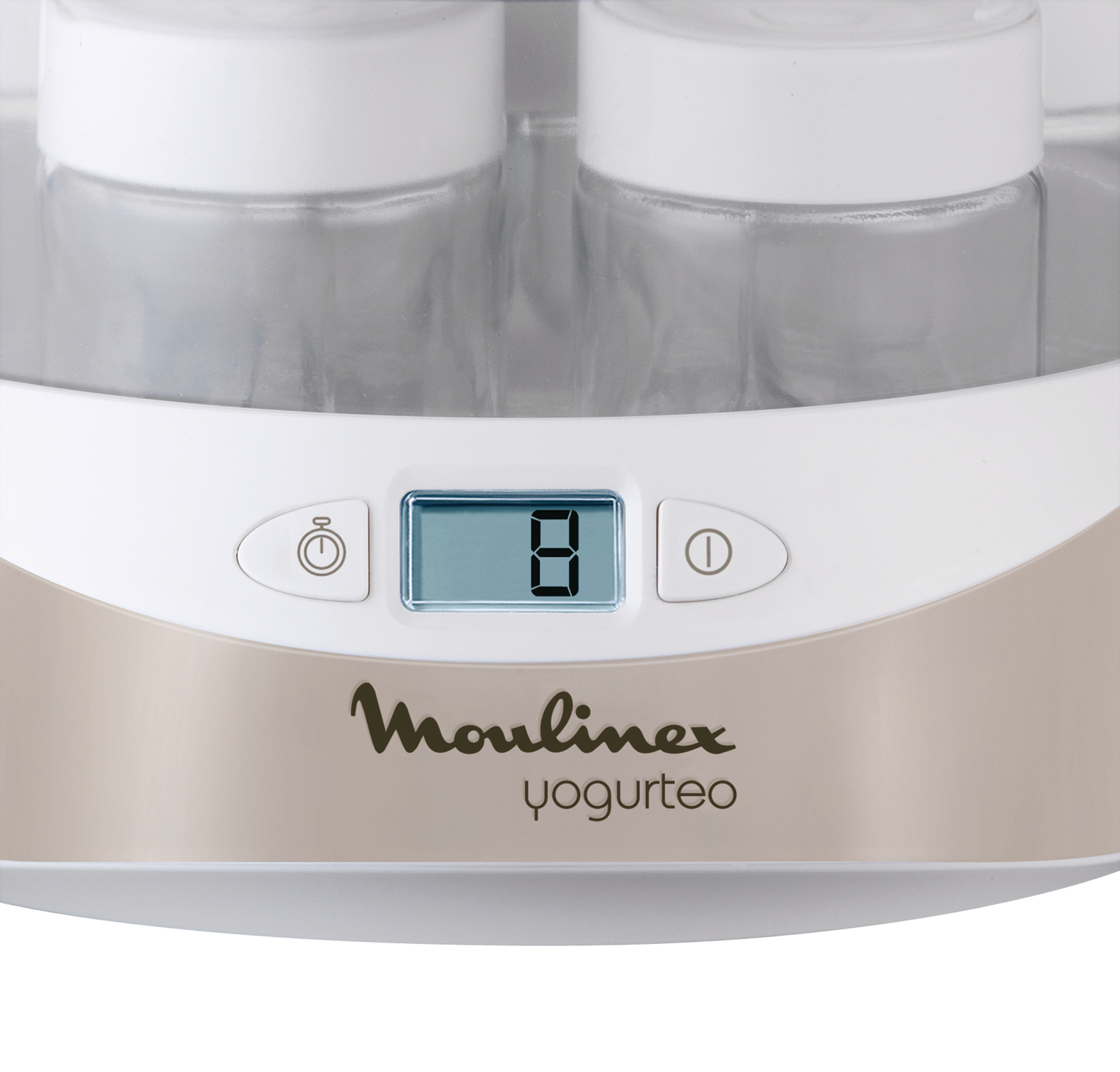 Voir la diapositive 4 : MOULINEX Yaourtière 7 pots Silver premium YG231E32 - Blanc/Métal