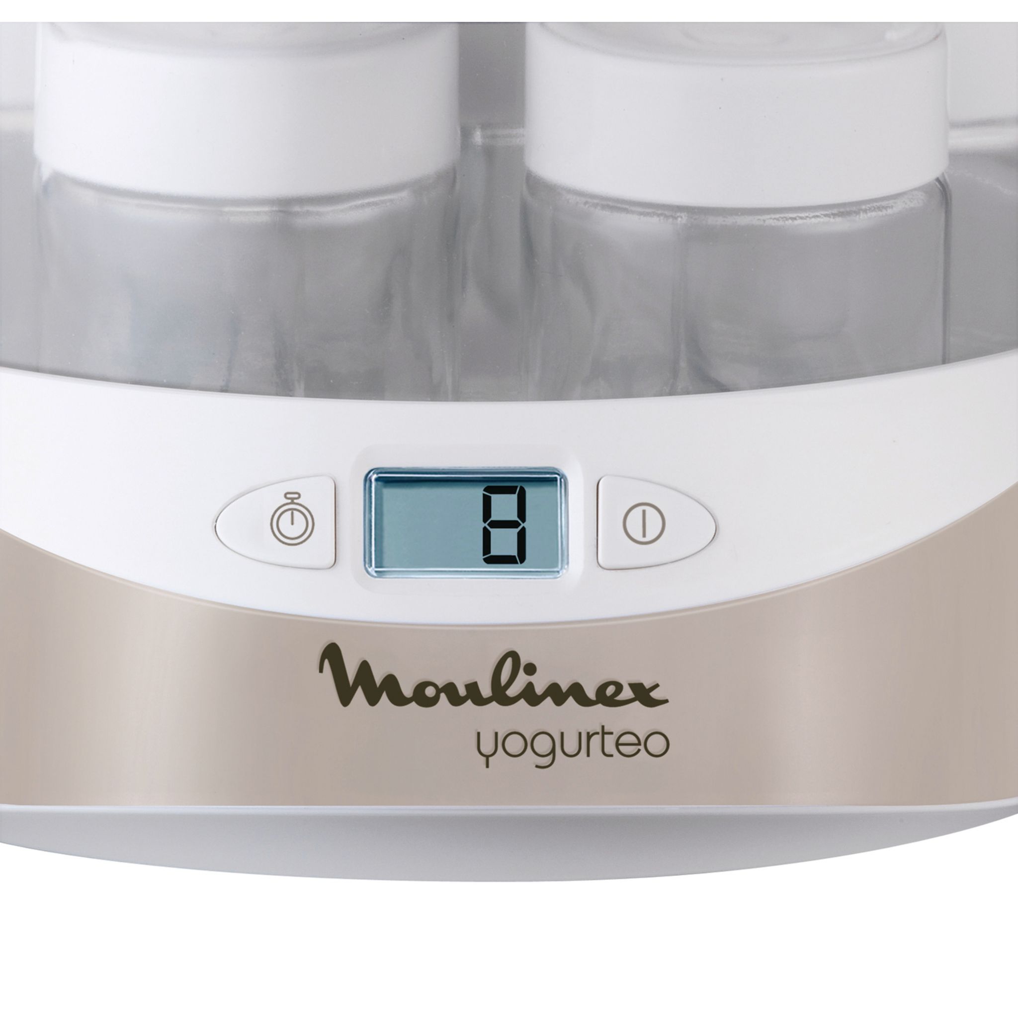 Voir la diapositive 4 : MOULINEX Yaourtière 7 pots Silver premium YG231E32 - Blanc/Métal