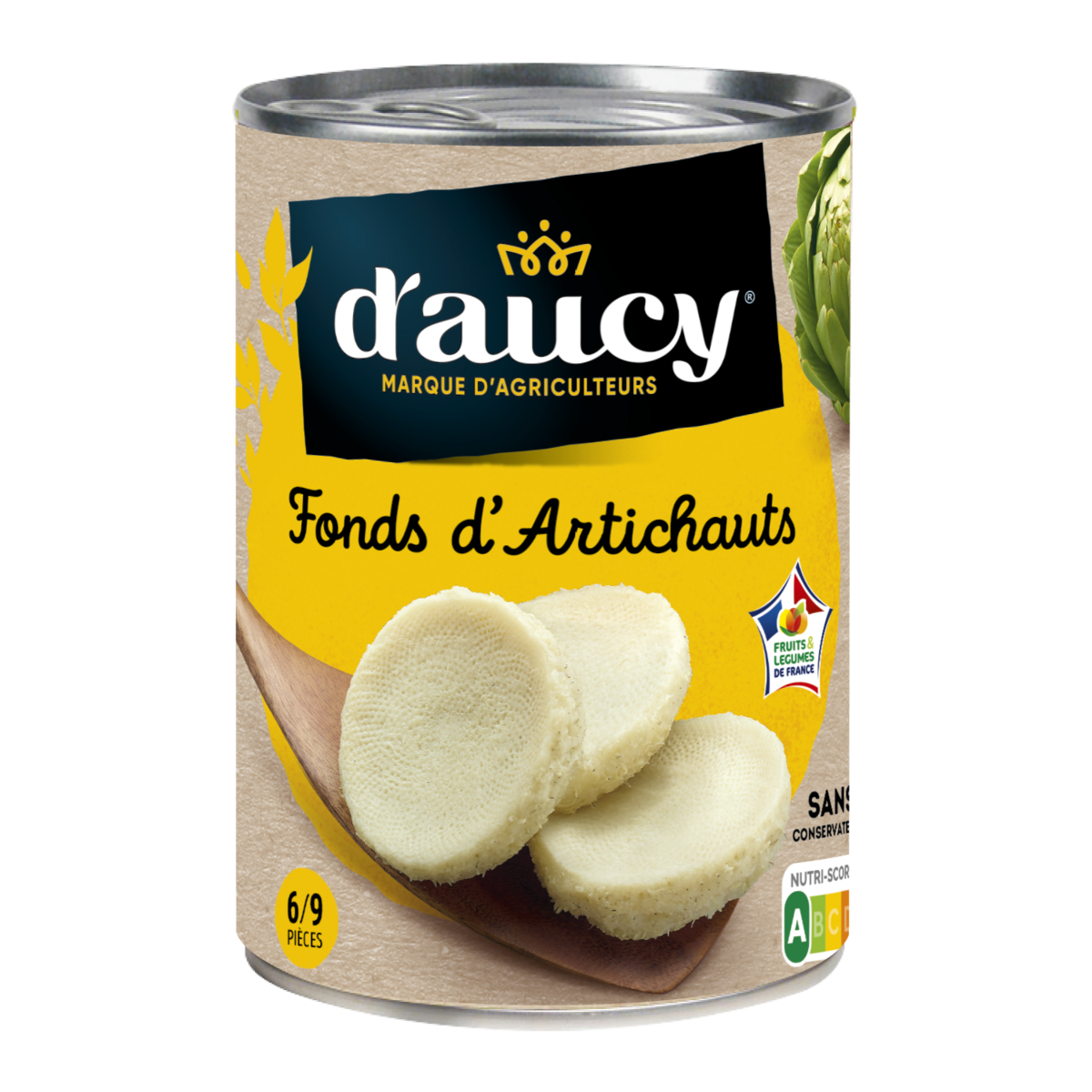 D'AUCY Fonds d'artichauts 210g