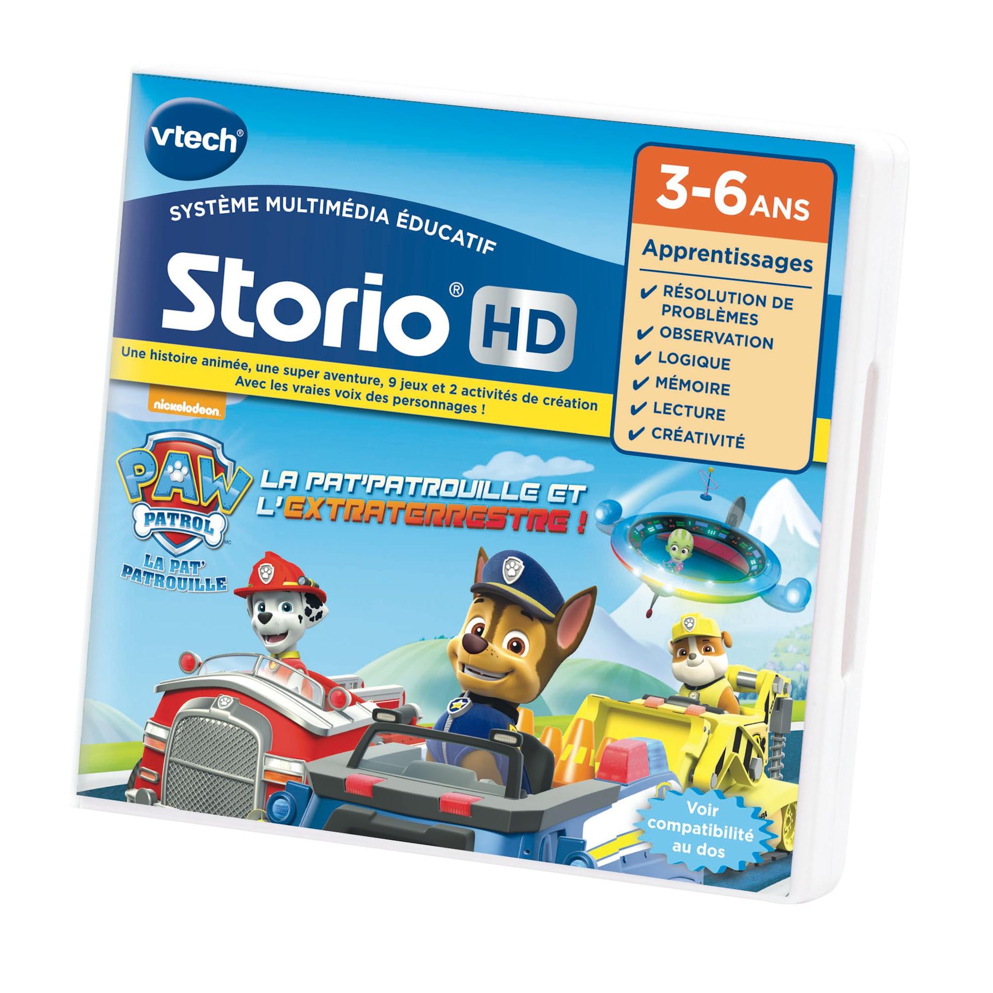 Voir la diapositive 2 : VTECH Jeu HD Storio Pat Patrouille