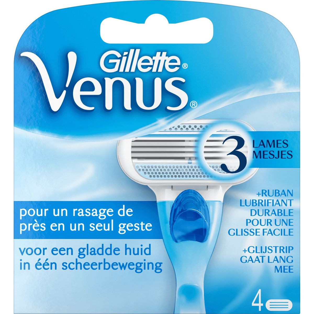 VENUS Recharges lames de rasoir sensitive smooth 4 recharges