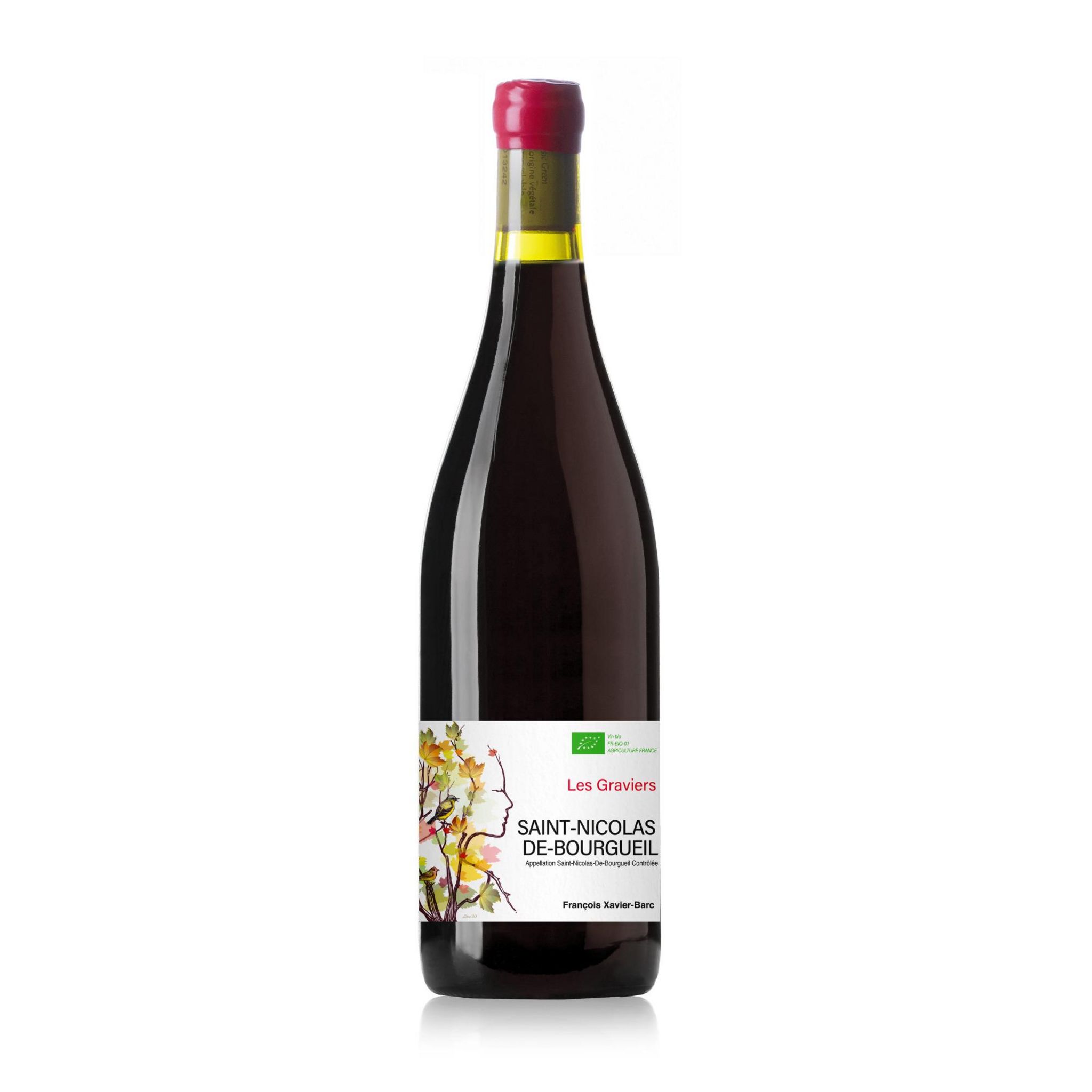 Voir la diapositive 2 : Vin rouge AOP Saint-Nicolas-de-Bourgueil bio les Graviers 75cl