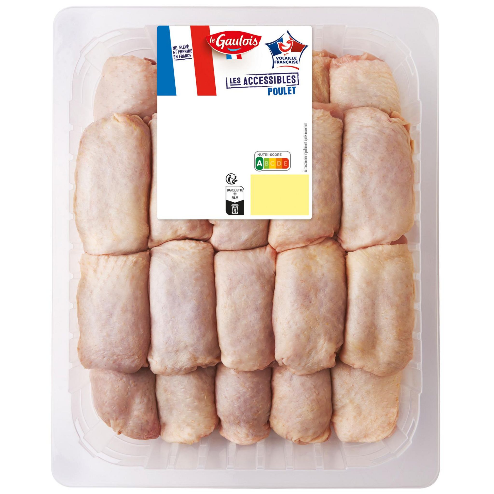 LES ACCESSIBLES Hauts de cuisses de poulet blanc 3kg
