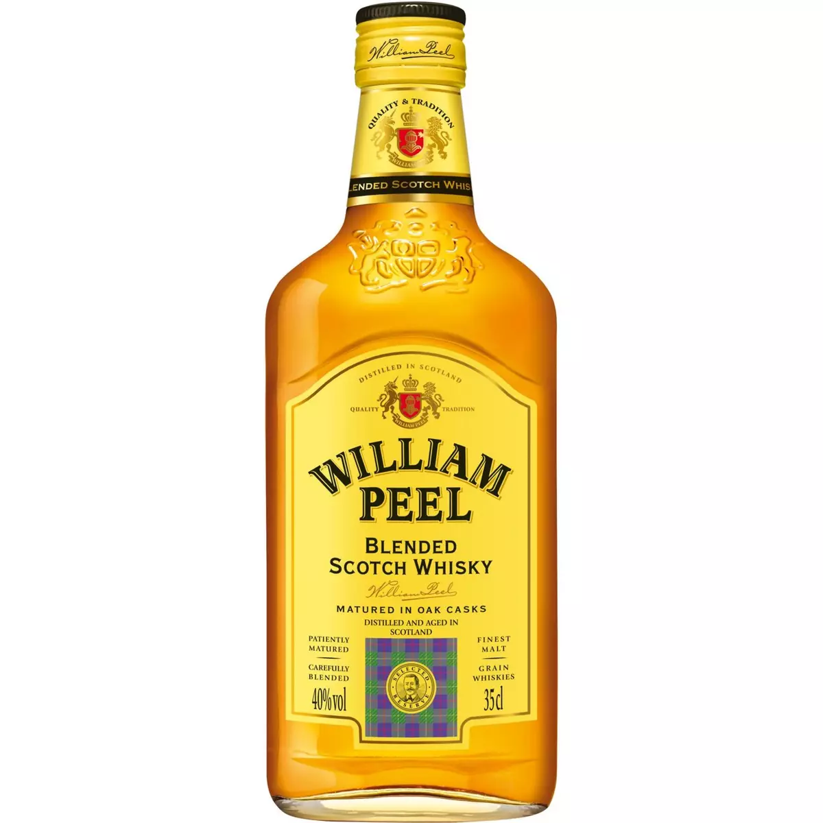 WILLIAM PEEL Scotch whisky blended malt 40% 35cl
