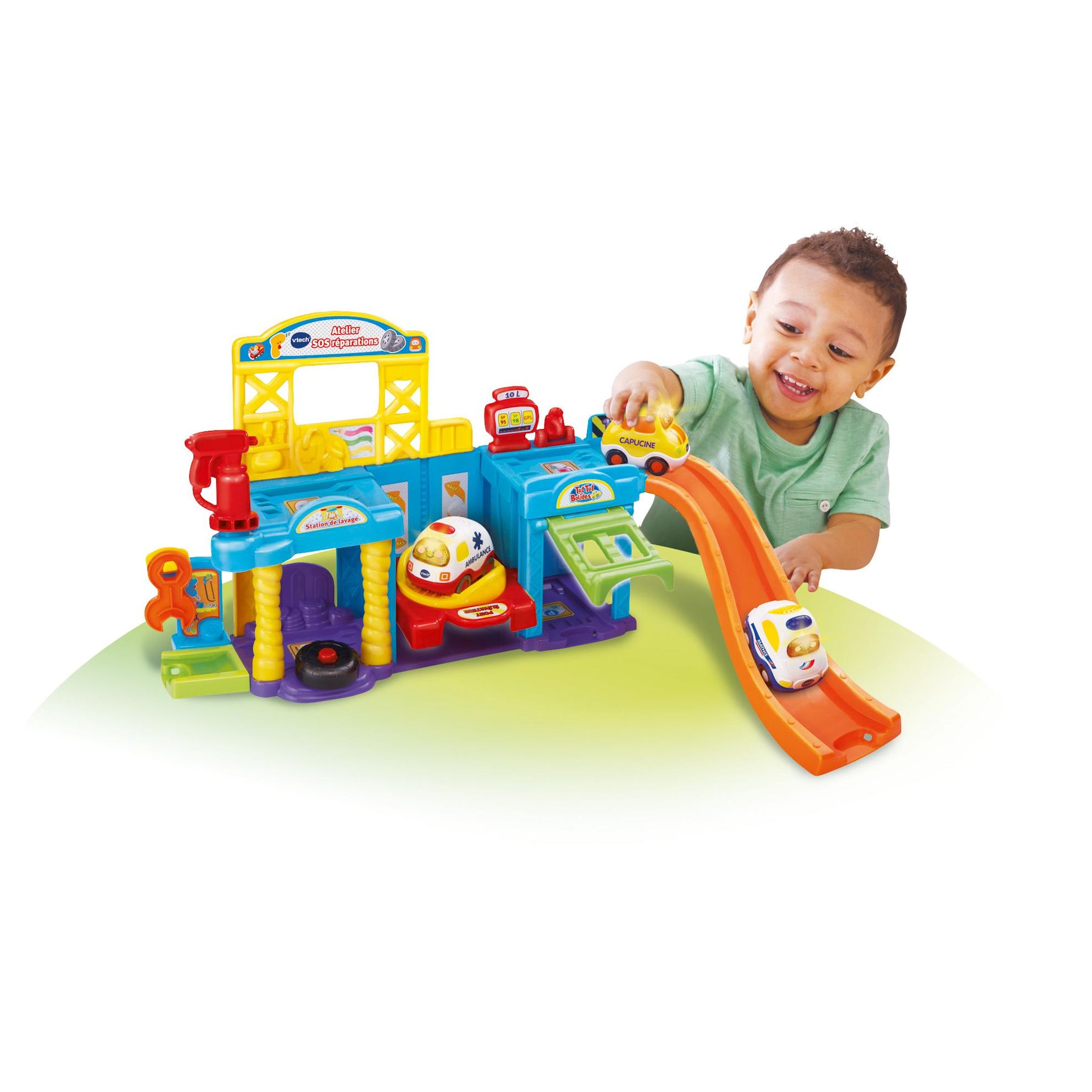 Voir la diapositive 5 : VTECH Atelier SOS réparations Tut Tut Bolides