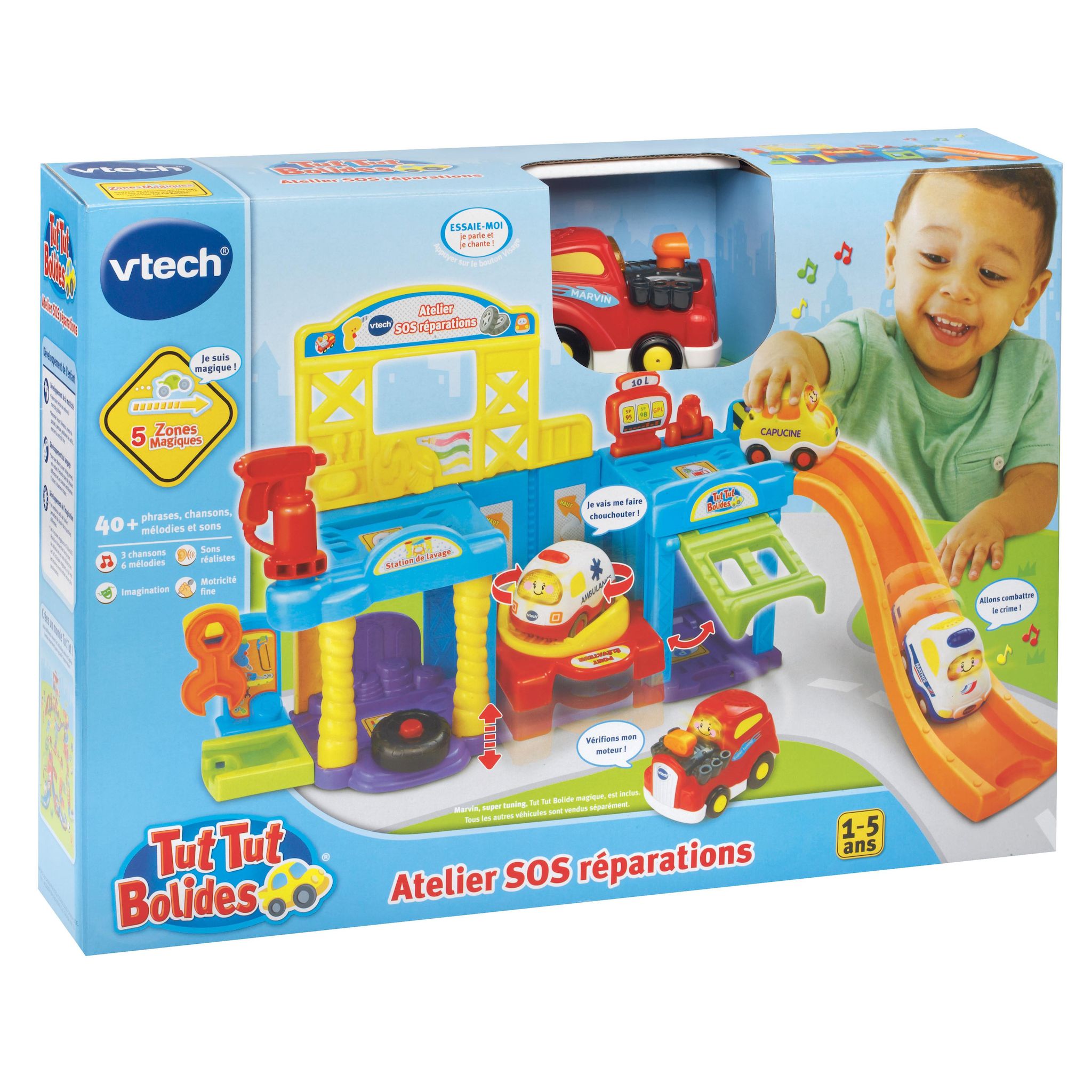 Voir la diapositive 6 : VTECH Atelier SOS réparations Tut Tut Bolides