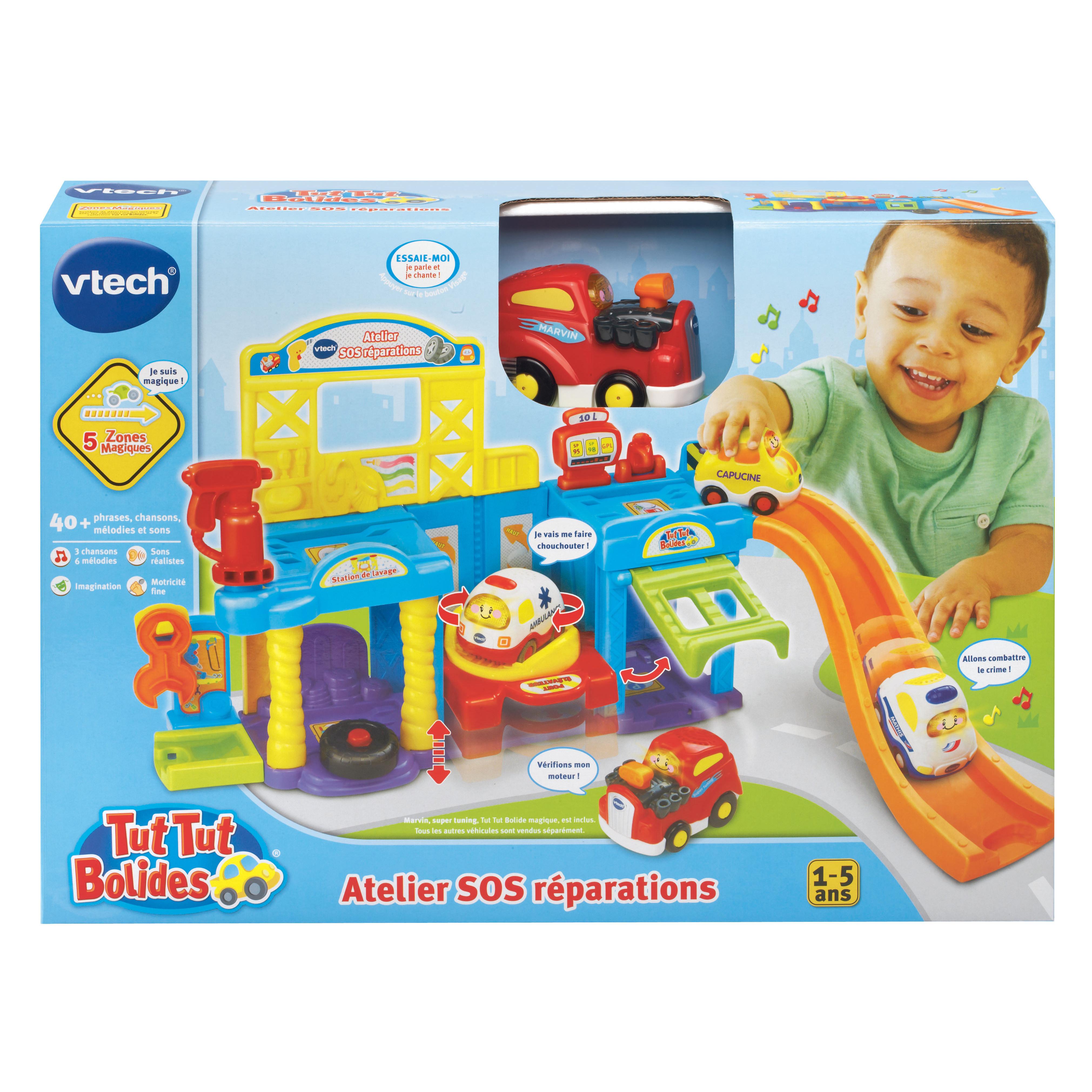 Voir la diapositive 7 : VTECH Atelier SOS réparations Tut Tut Bolides