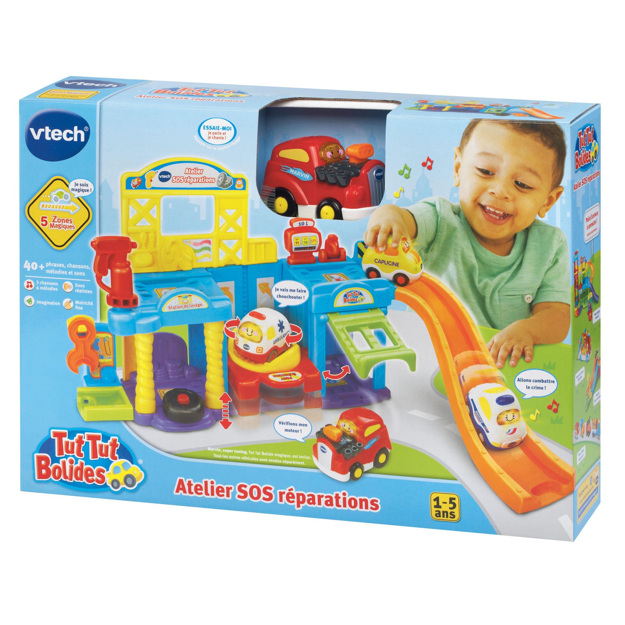 Voir la diapositive 8 : VTECH Atelier SOS réparations Tut Tut Bolides
