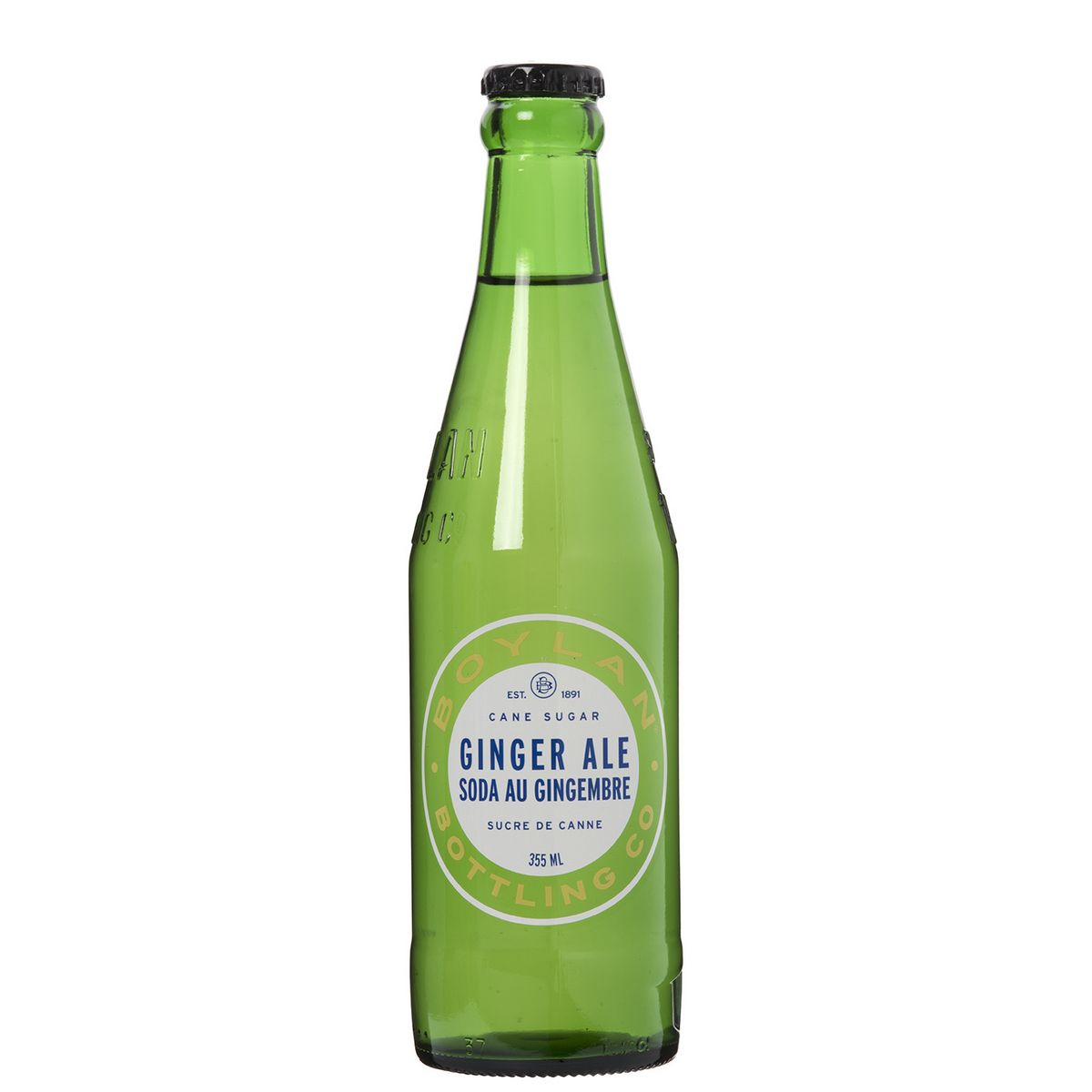 BOYLAN Boisson gazeuse aromatisée au gingembre bouteille 35,5cl