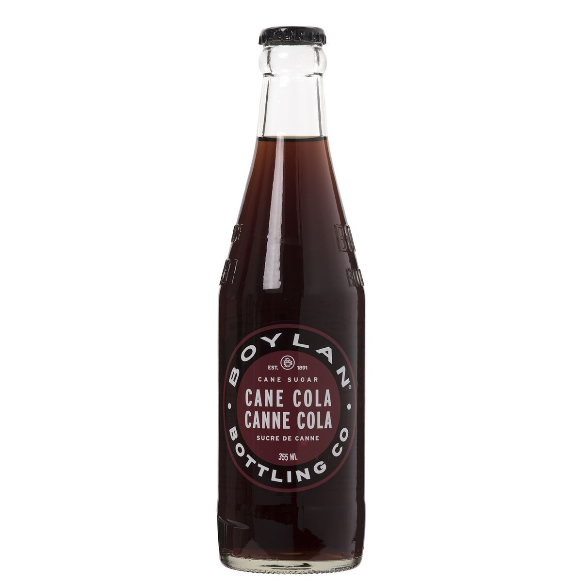 BOYLAN Soda cola au sucre de canne 35.5cl