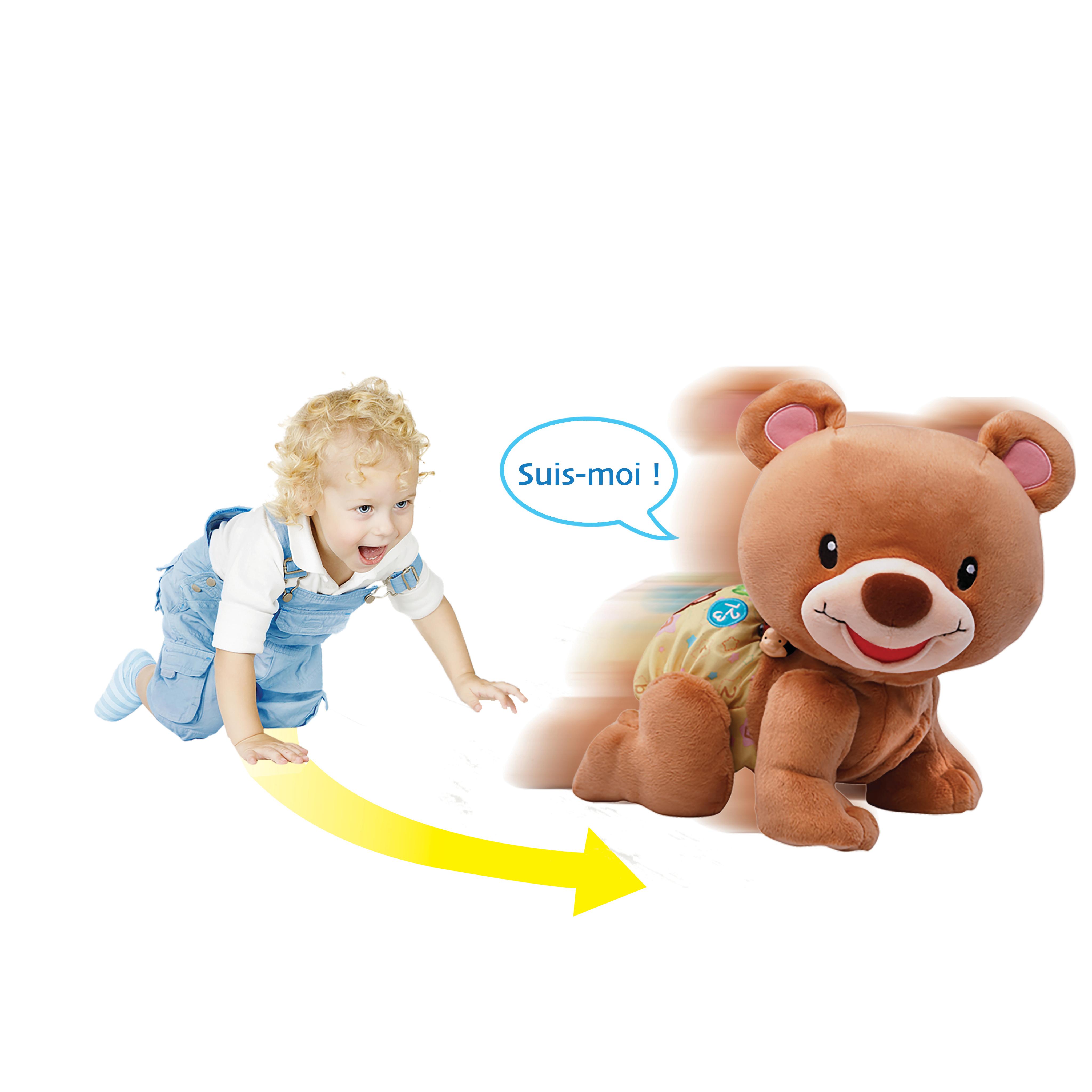 VTECH Peluche Ourson 1 2 3 Suis moi