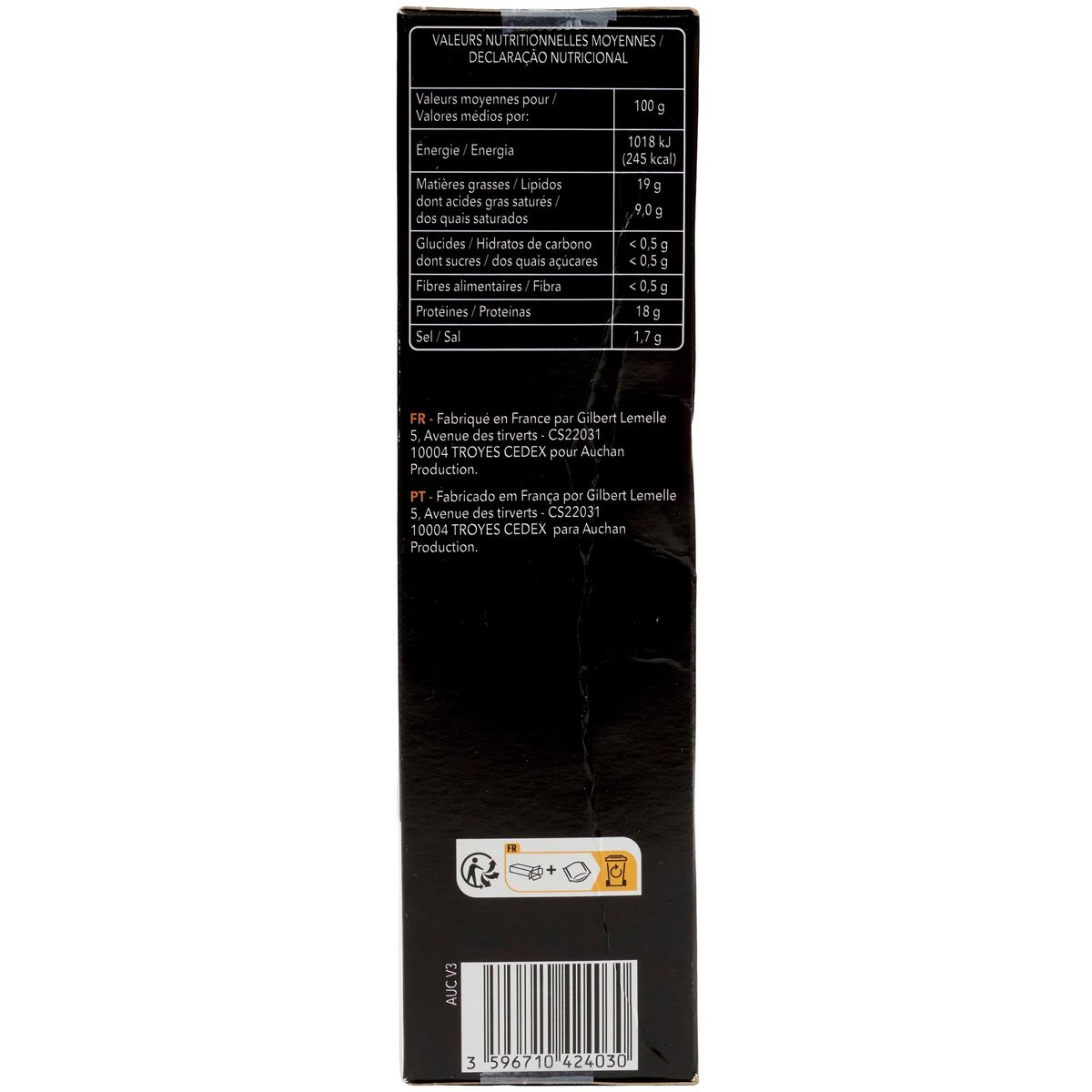 AUCHAN TERROIR Andouillette 170g