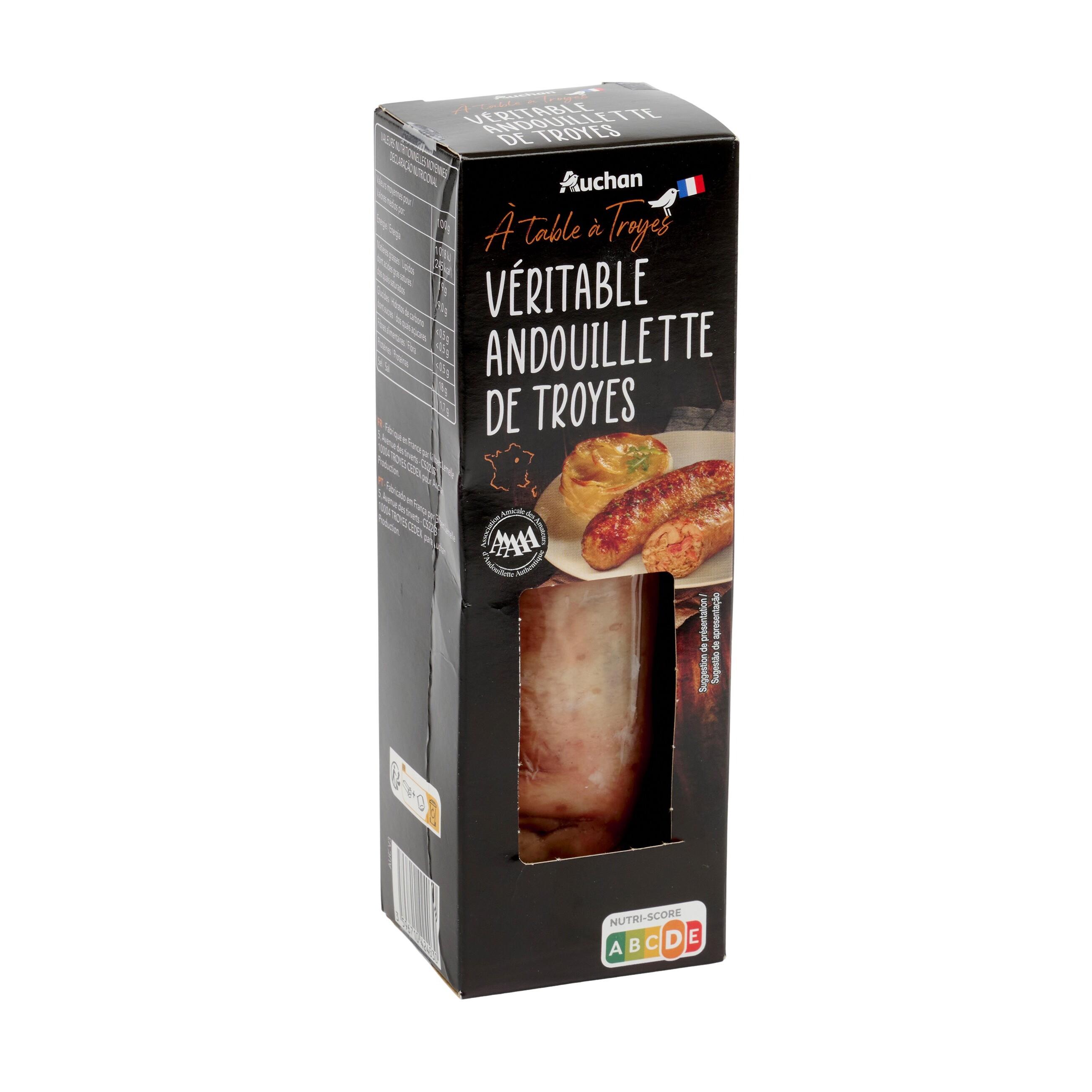 Voir la diapositive 5 : AUCHAN TERROIR Andouillette de Troyes 170g