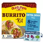 OLD EL PASO Kit burrito extra doux 4 personnes 491g