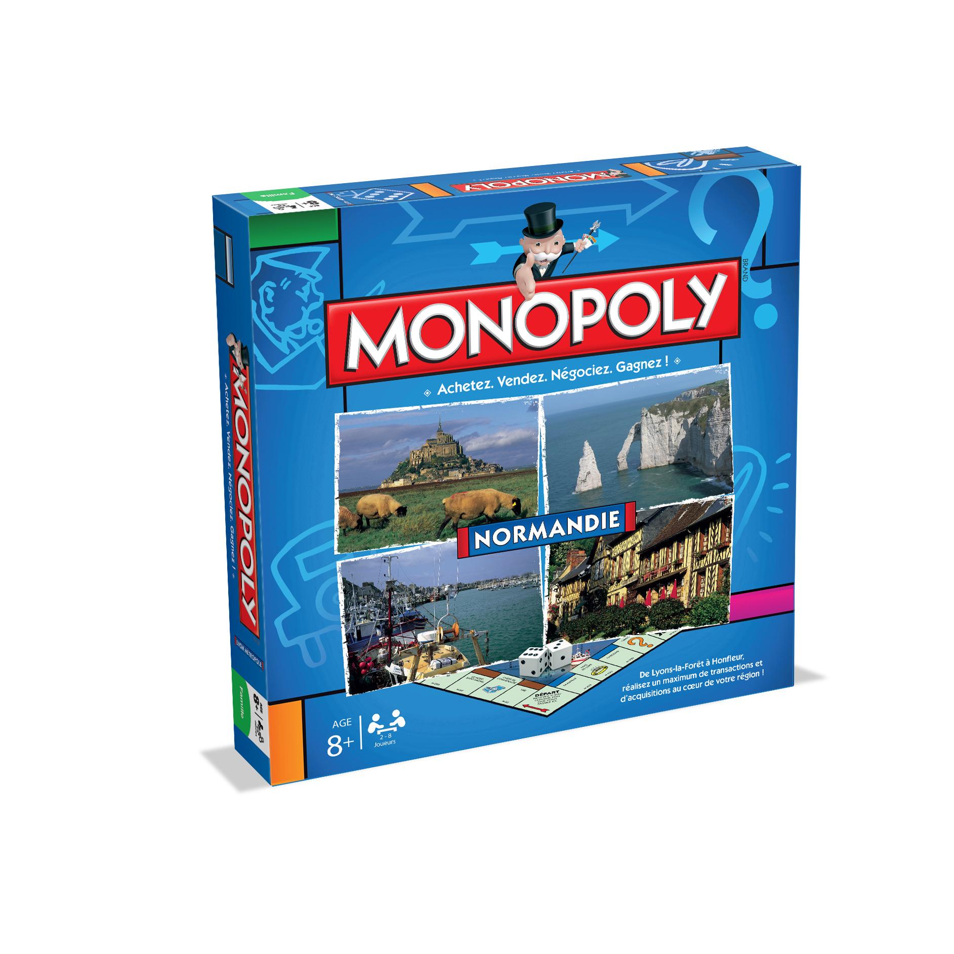 WINNING MOVES Jeu Monopoly Normandie