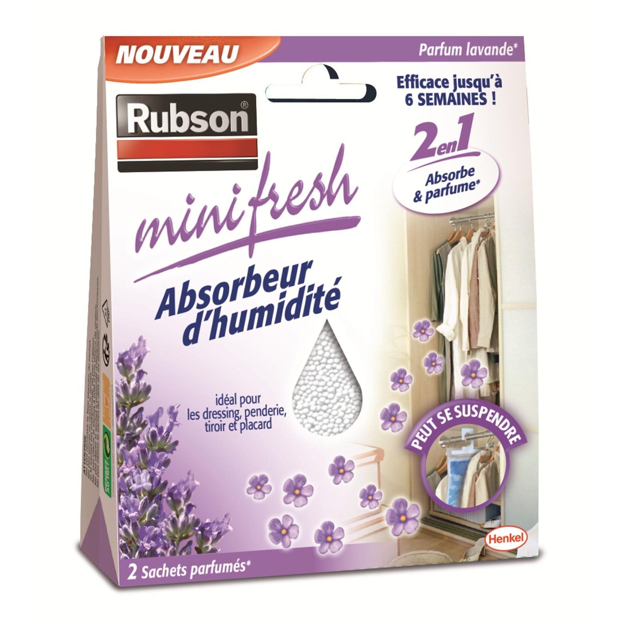 RUBSON Minifresh lavande2 sachets 50g
