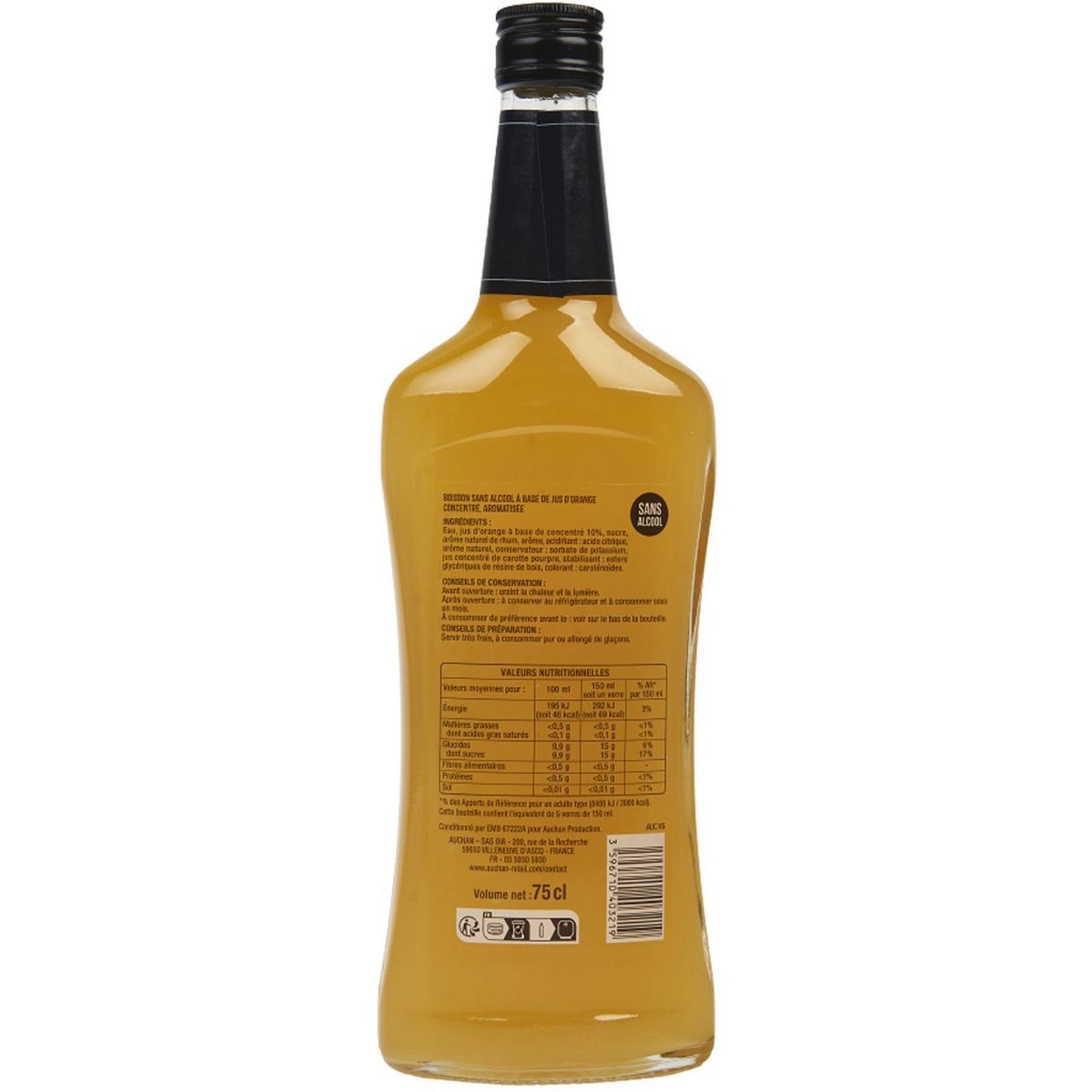 VIRGIN ELIXIR Cocktail planteur sans alcool 75cl