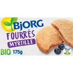 Bjorg BJORG Biscuits bio fourrés à la myrtille sans huile de palme