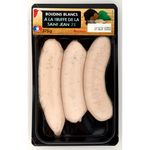 AUCHAN Boudin blanc à la truffe de la Saint Jean 3 pièces 375g