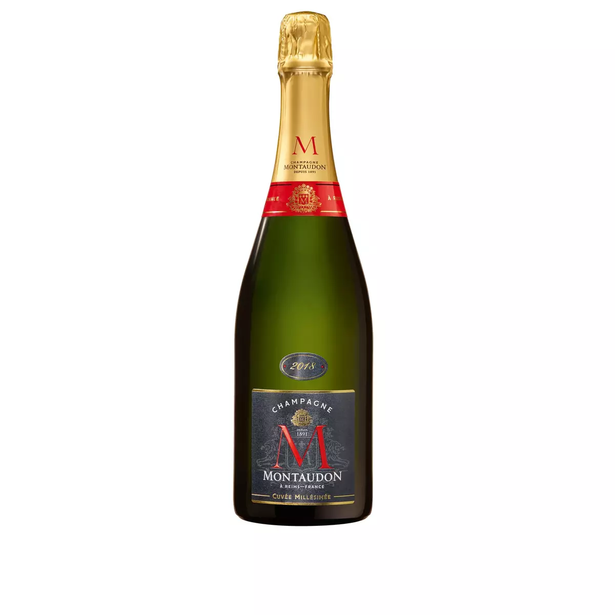 MONTAUDON AOP Champagne cuvée millésimée 2018 brut 75cl