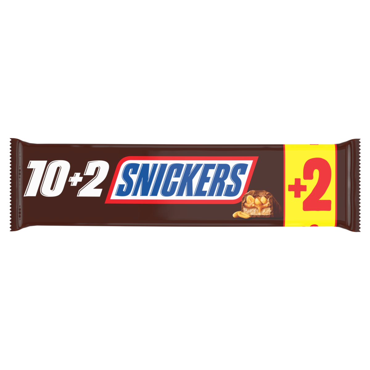 SNICKERS Barres de chocolat 10+2 offertes 600g