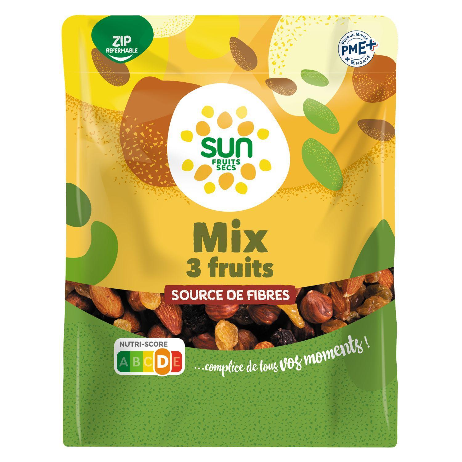 SUN Mélange de fruits secs 250g