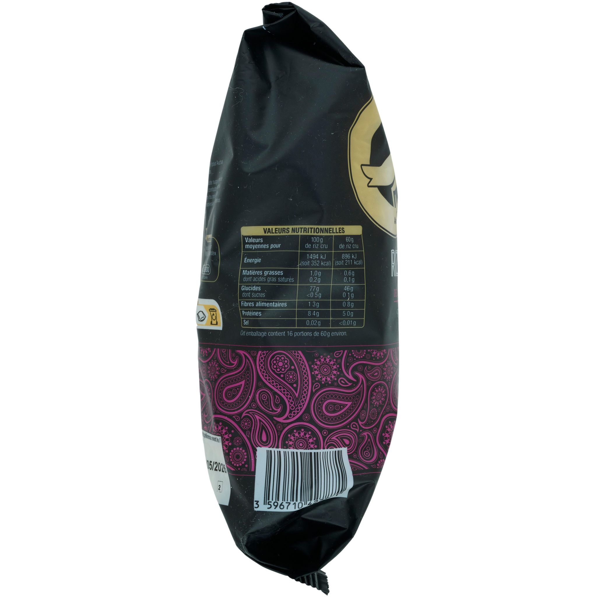 Voir la diapositive 2 : AUCHAN GOURMET Riz parfumé basmati prêt en 11 min 1kg