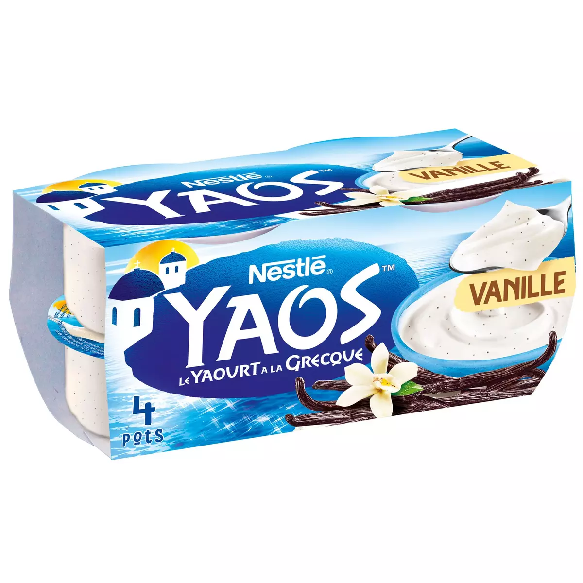 YAOS Yaourt à la grecque à la vanille 4x125g
