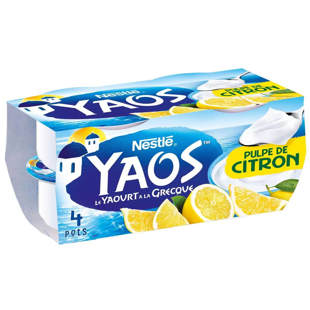 YAOS Yaourt à la grecque citron 4x125g