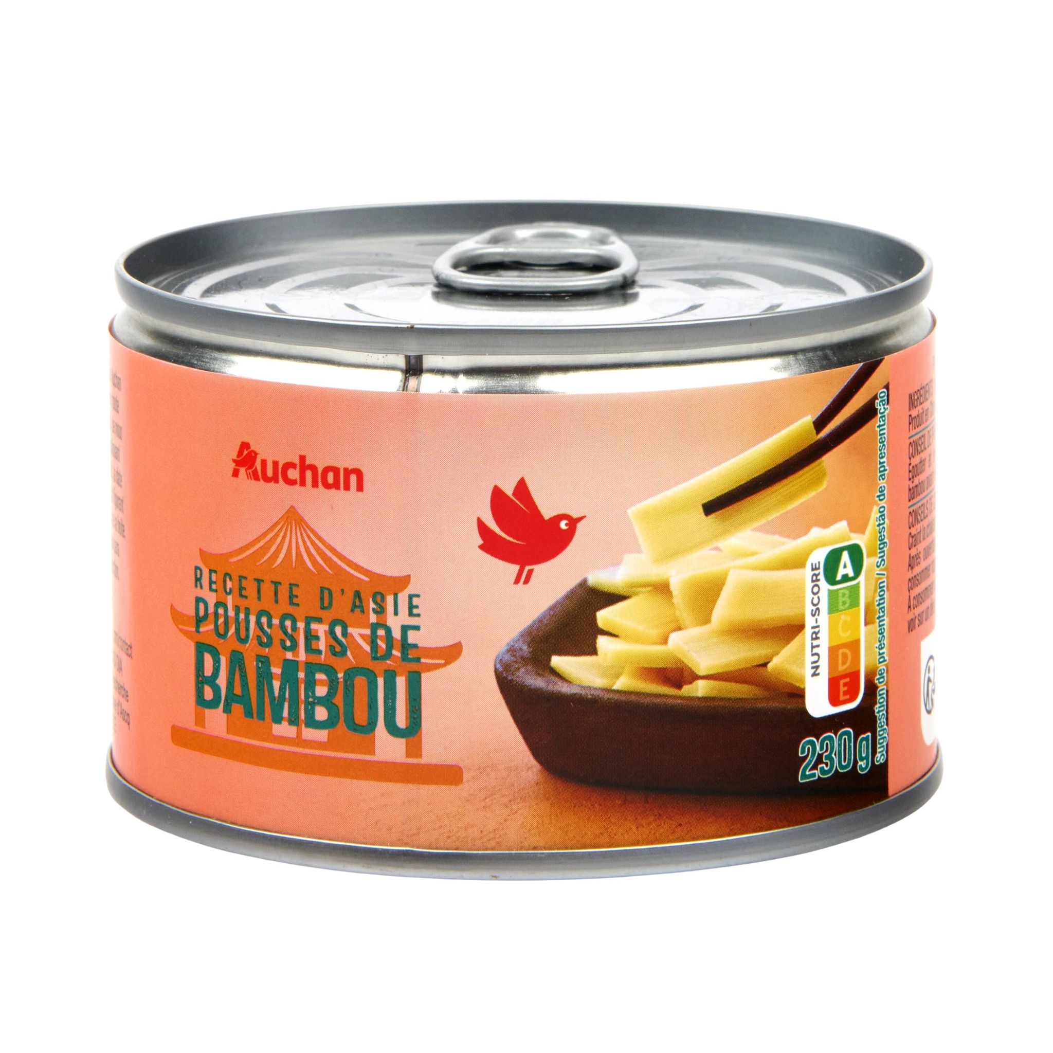 Voir la diapositive 4 : AUCHAN Pousses de bambou 140g