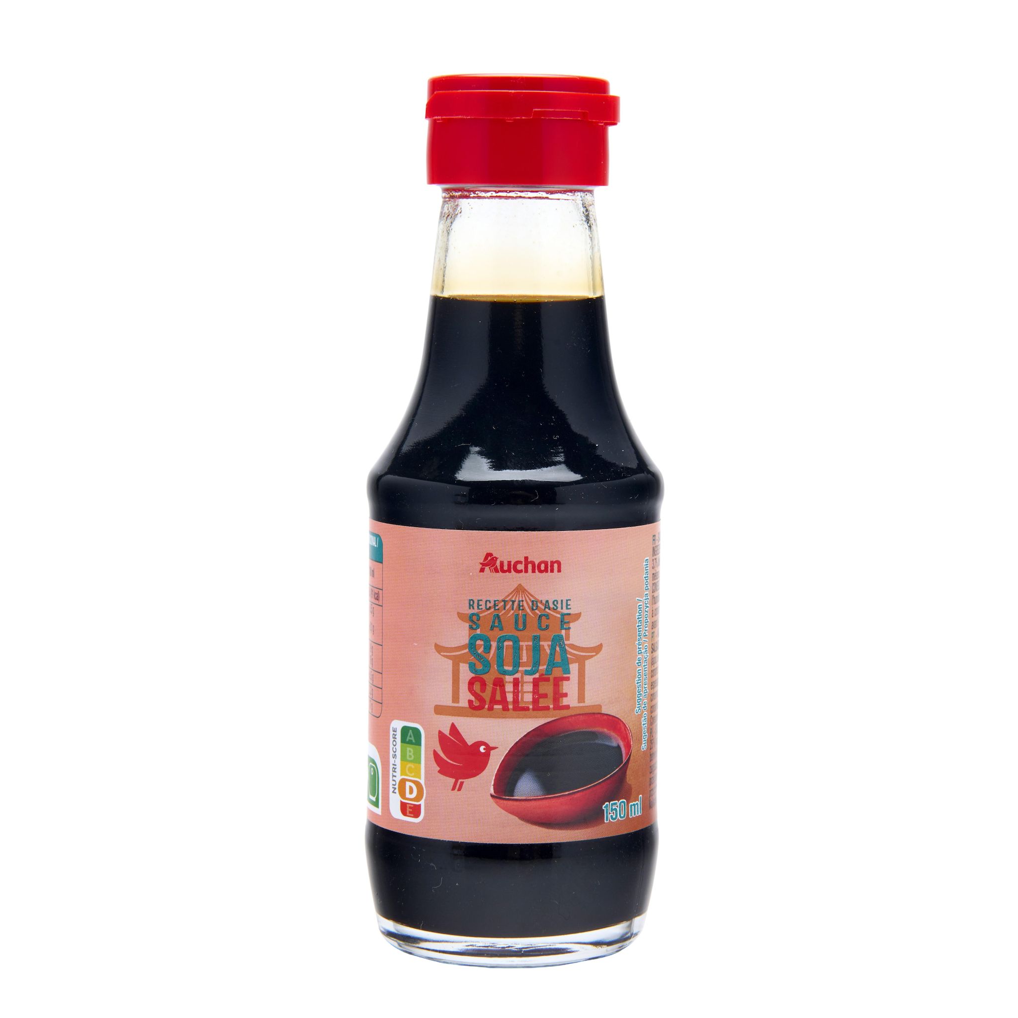 Voir la diapositive 4 : AUCHAN Sauce soja salée 15cl