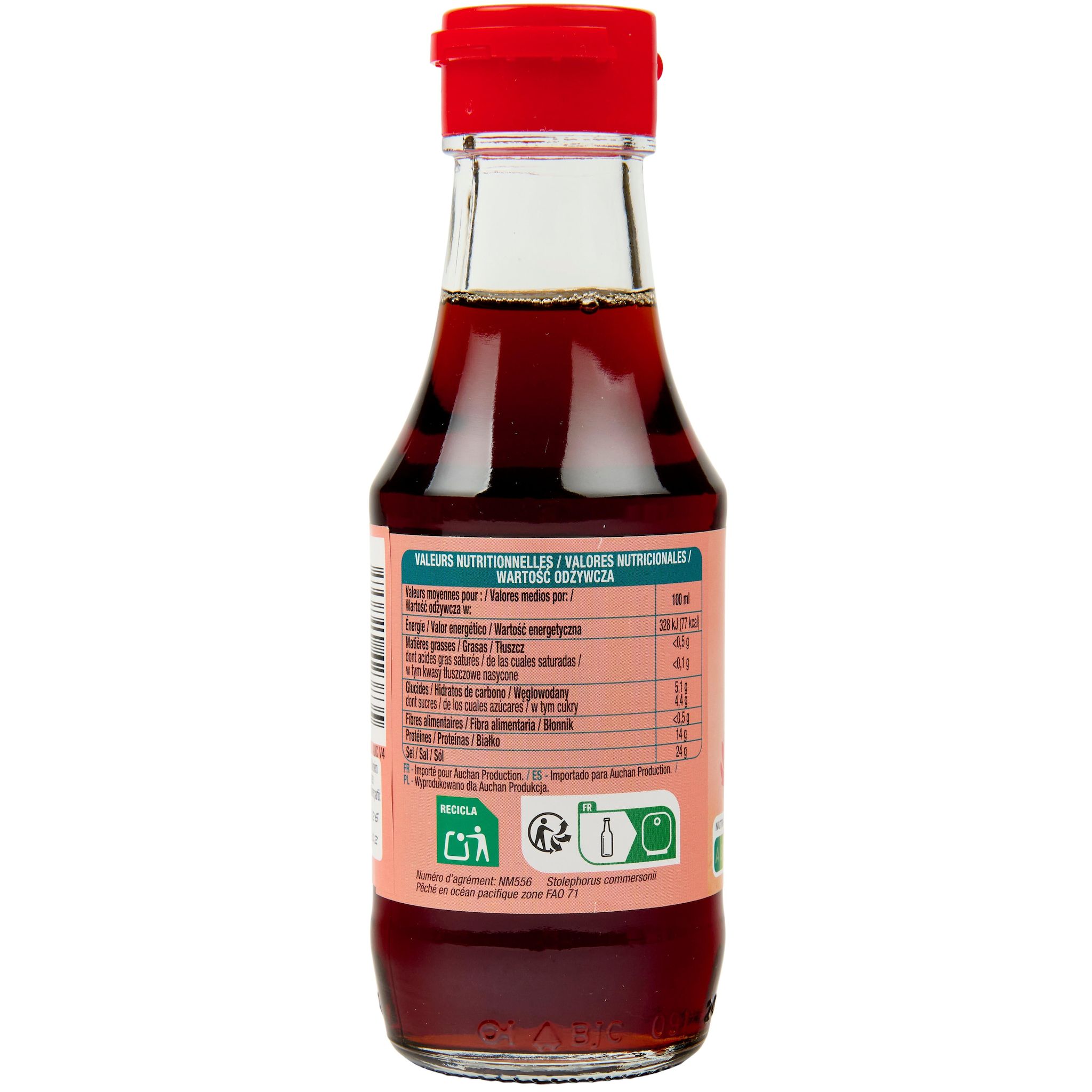 Voir la diapositive 2 : AUCHAN Sauce nuoc-mâm 150ml