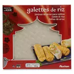 AUCHAN Galettes de riz 9-11 galettes 100g