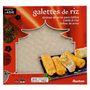 Voir la diapositive 2 : AUCHAN Galettes de riz 9-11 galettes 100g
