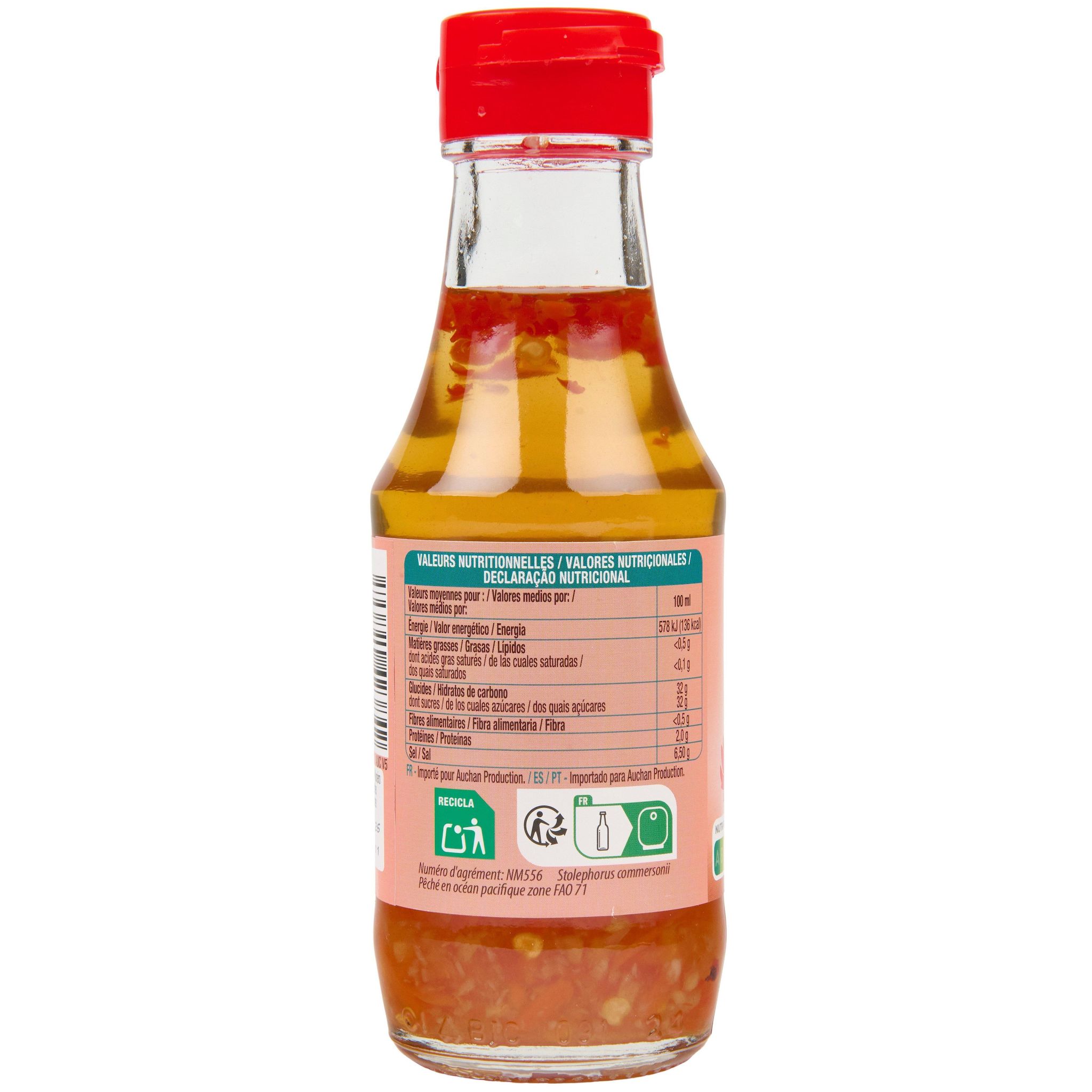 Voir la diapositive 4 : AUCHAN Sauce pour nems 150ml
