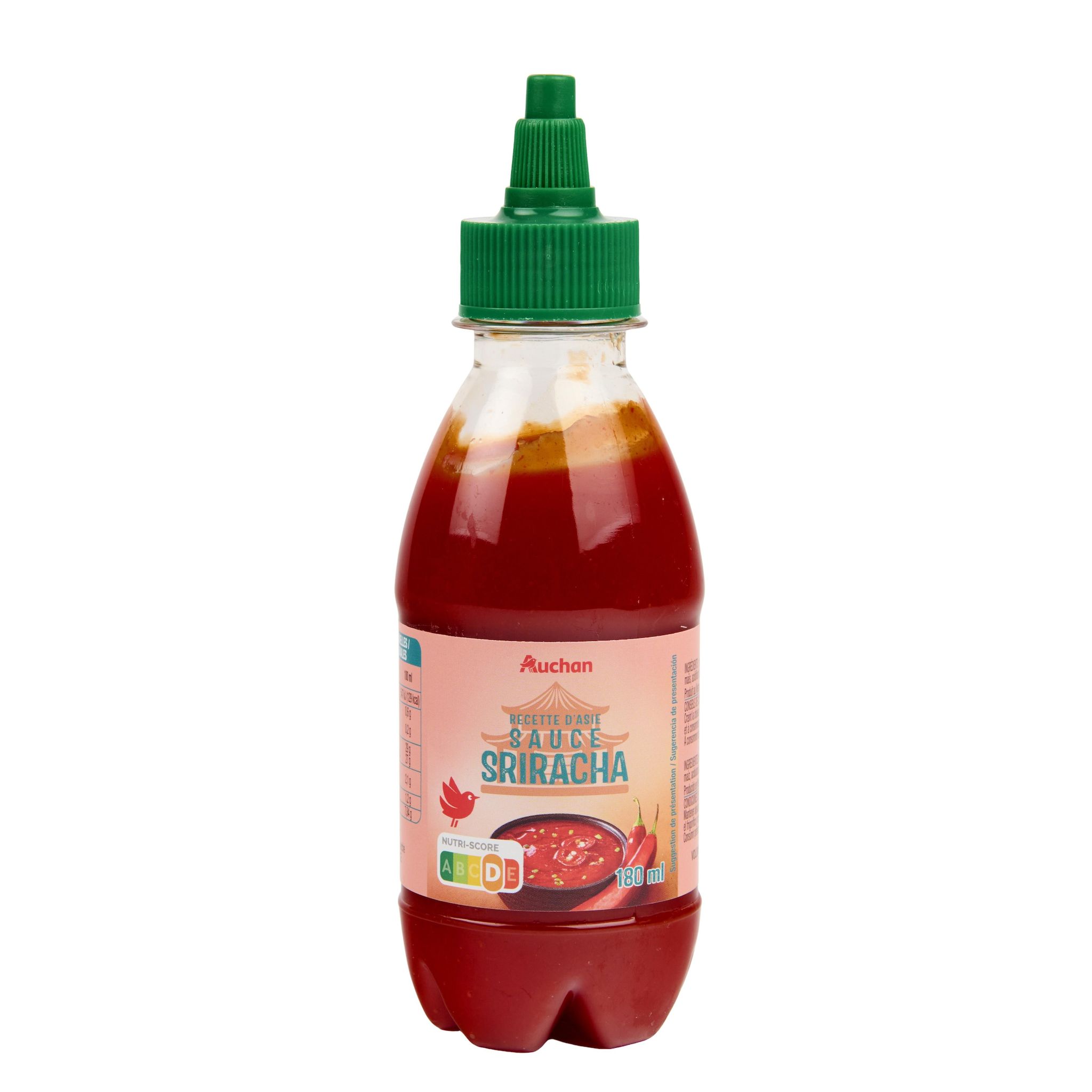 Voir la diapositive 4 : AUCHAN Sauce sriracha au piment 18cl