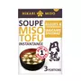HIKARI Soupe miso tofu instantanée algues et champignons 59g