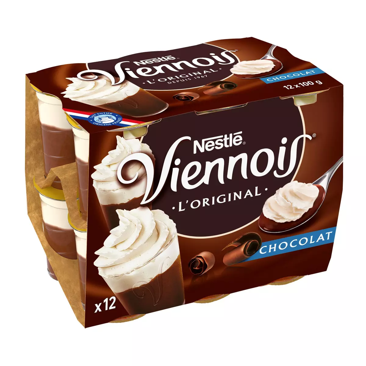 VIENNOIS Liégeois au chocolat 12x100g