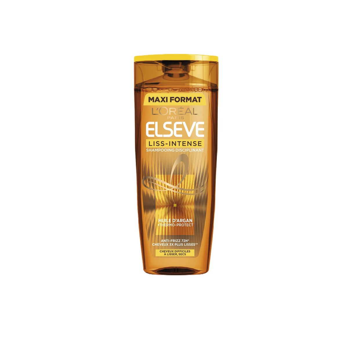 ELSEVE Shampooing disciplinant argan cheveux difficile à lisser 400ml