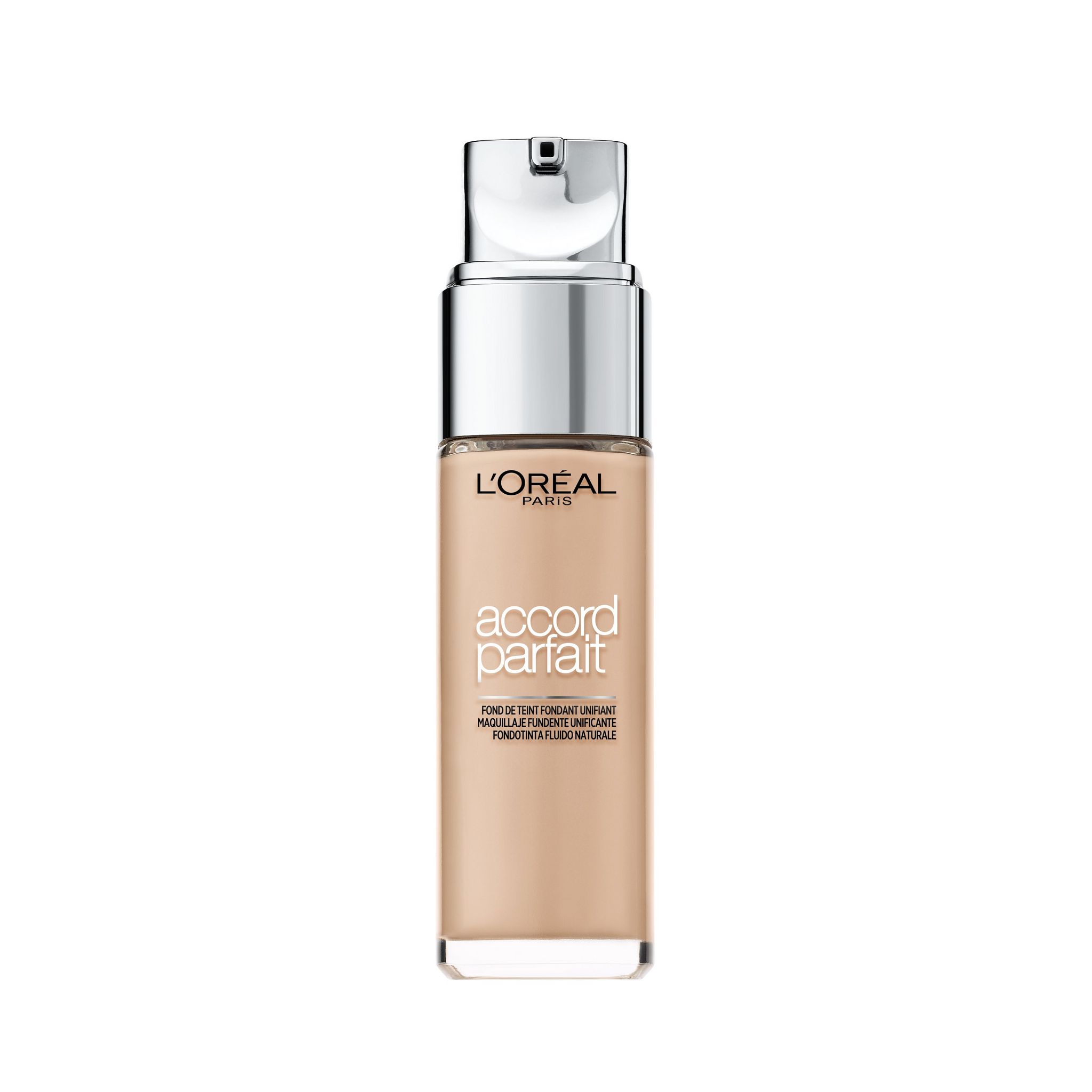 Voir la diapositive 2 : L'OREAL Accord Parfait fond de teint fluide unifiant 2R vanille rosé 30ml