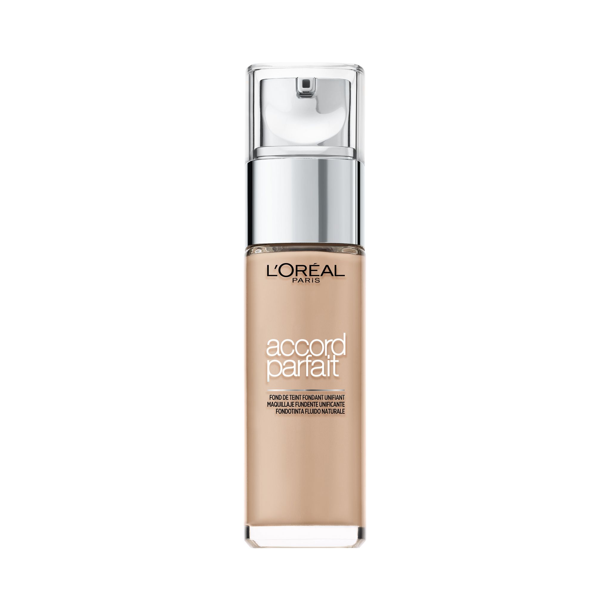 Voir la diapositive 5 : L'OREAL Accord Parfait fond de teint fluide unifiant 3R beige rosé 30ml