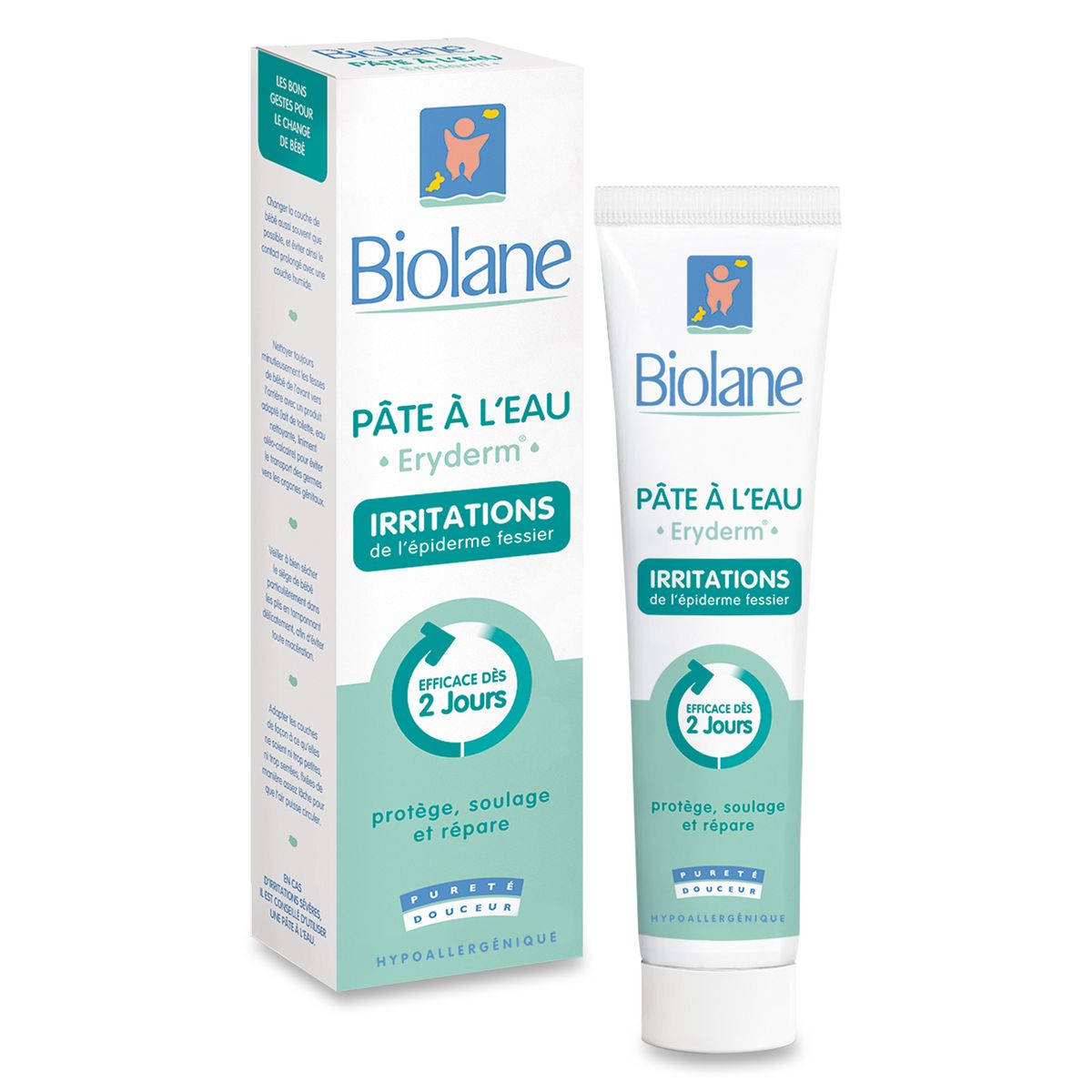 BIOLANE Crème réparatrice pour irritation change bébé 75ml