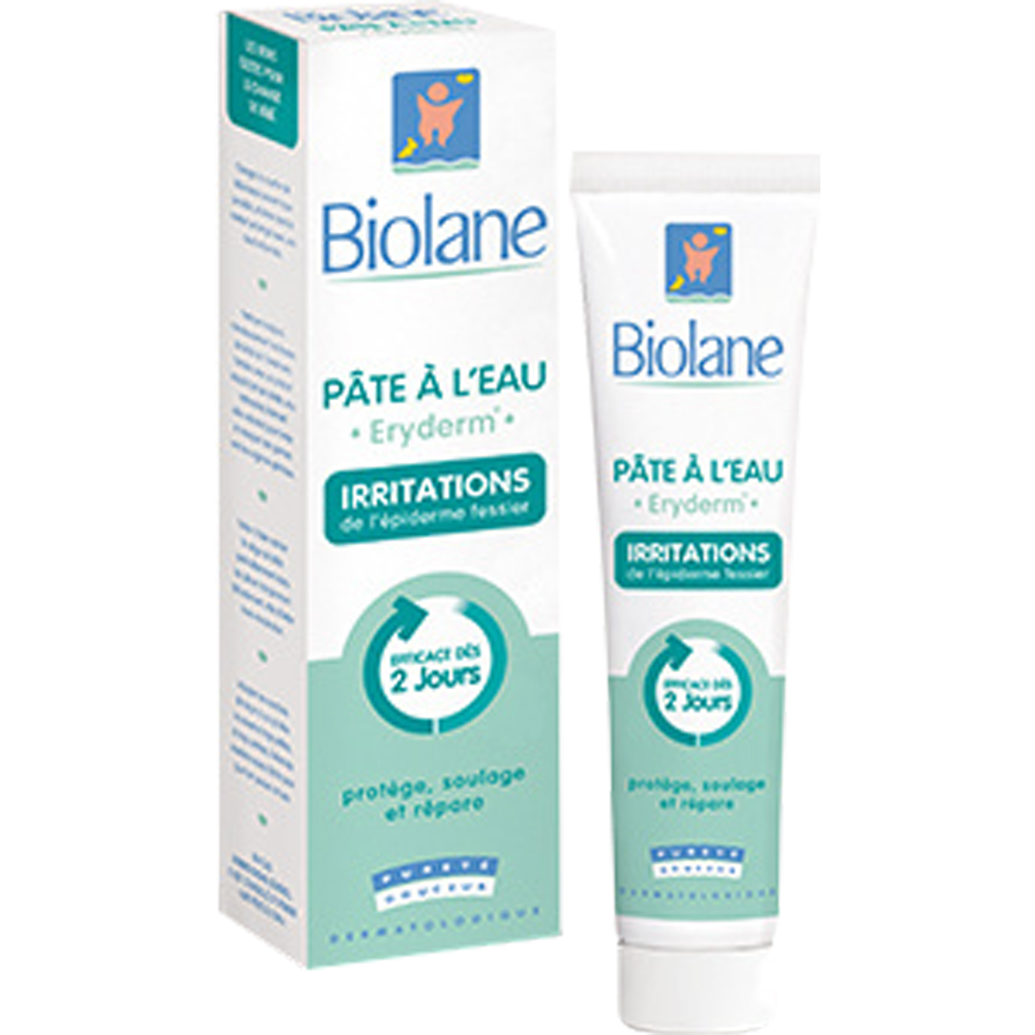 Voir la diapositive 3 : BIOLANE Crème réparatrice pour irritation change bébé 75ml